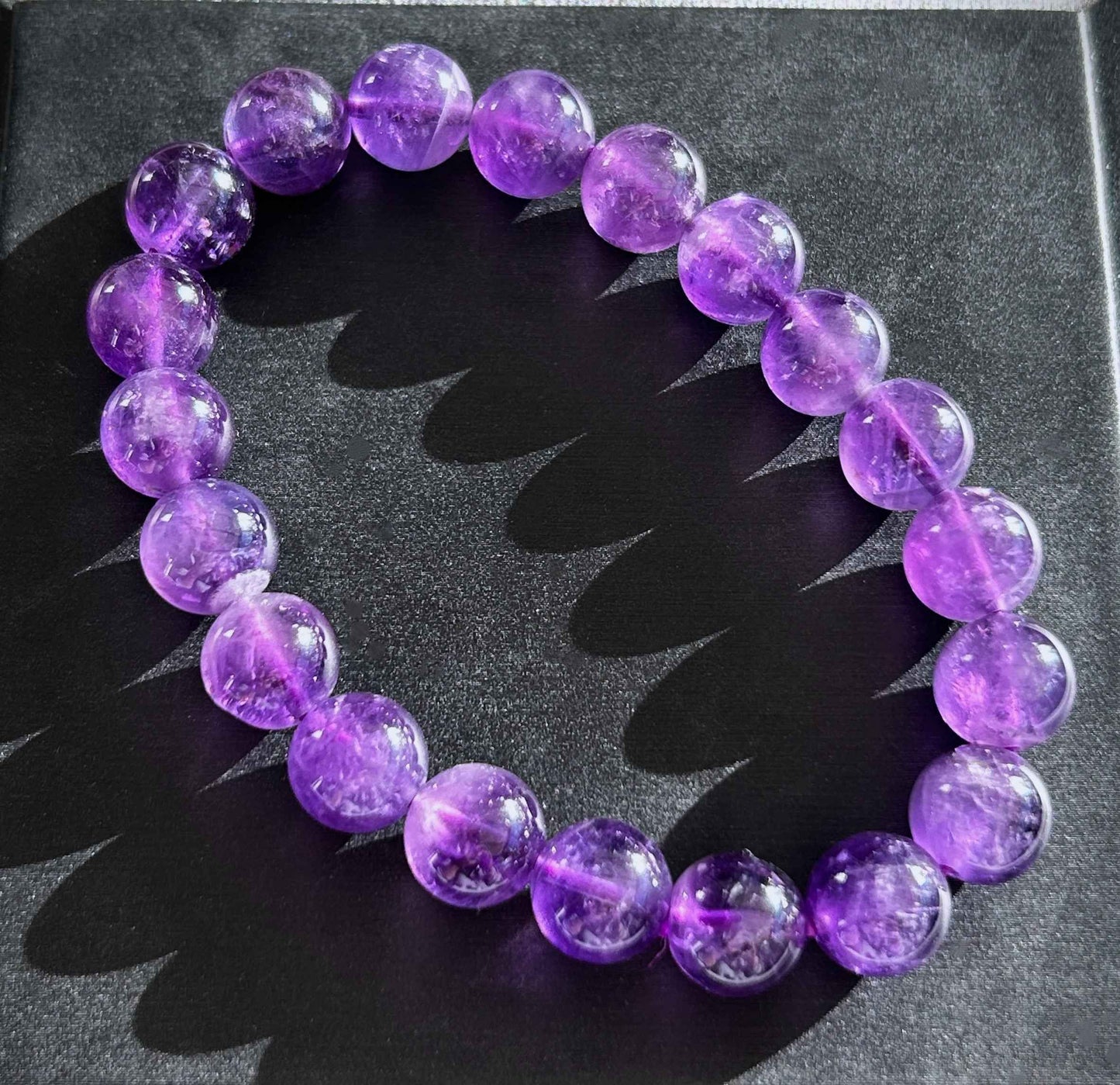 High Quality Amethyst Bracelet in 8 to 10MM | Birthstone of Feb