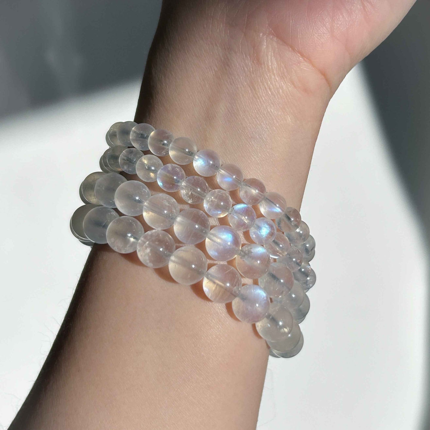 Top Quality Moonstone Bracelet in 6 to 9MM | Birthstone of June