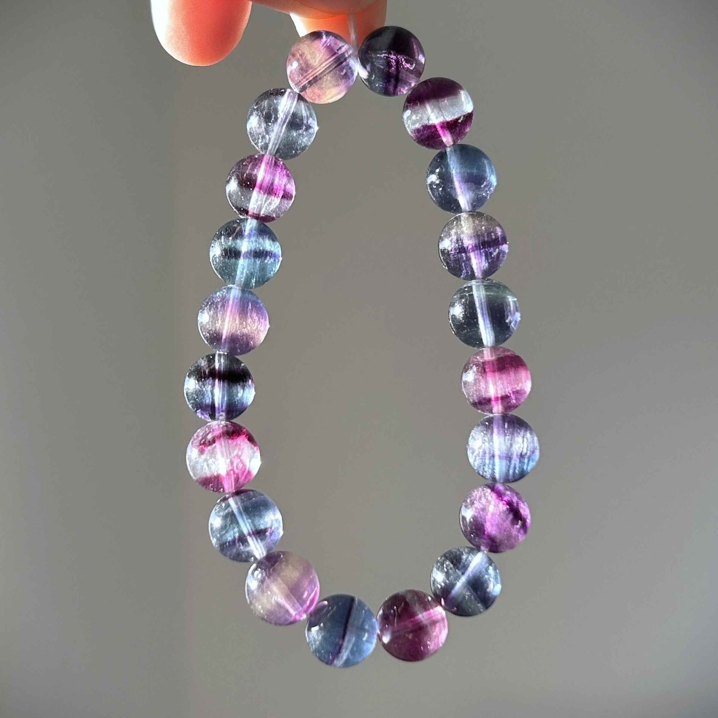 High Quality Mermaid Fluorite Bracelet in 8 to 10MM
