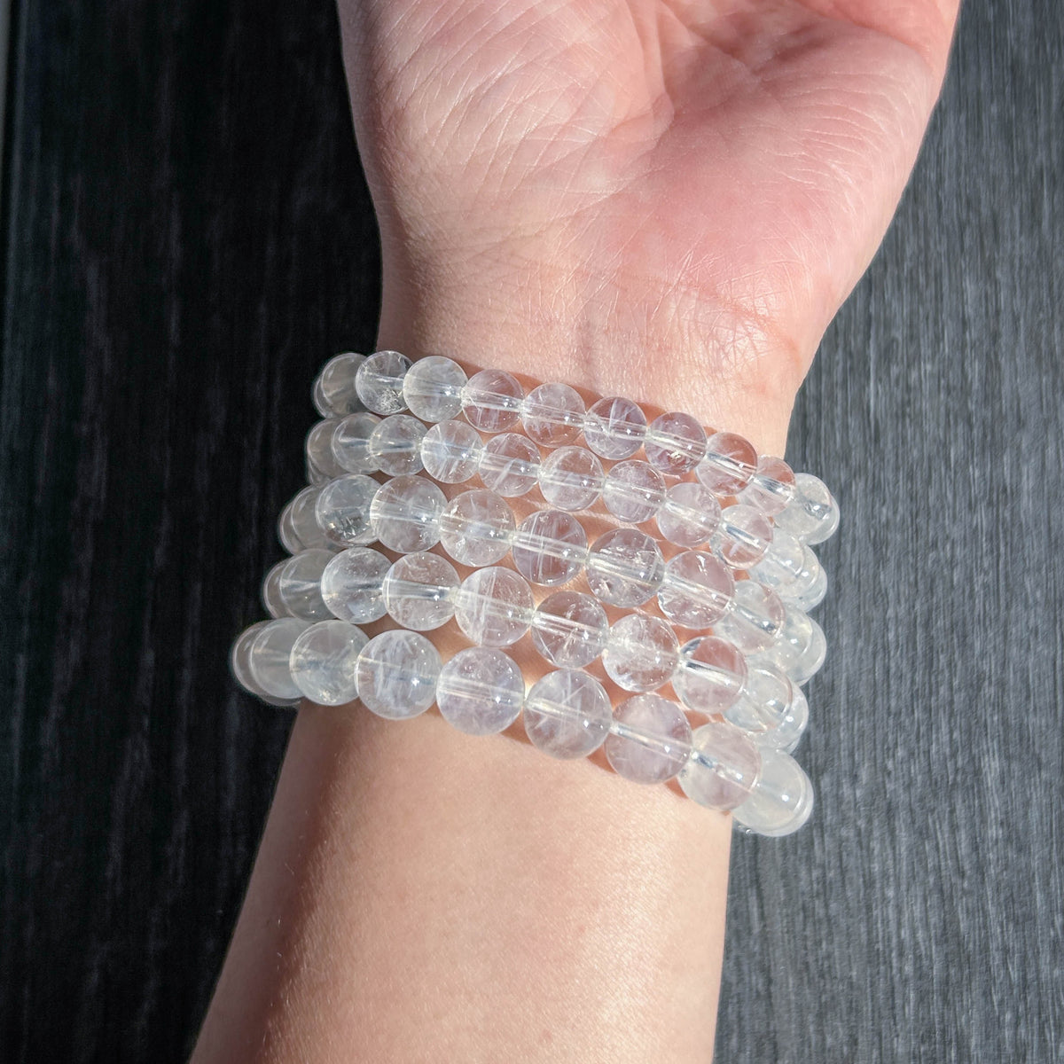 Rare High Quality Blue Needle Quartz Bracelet 7-9MM