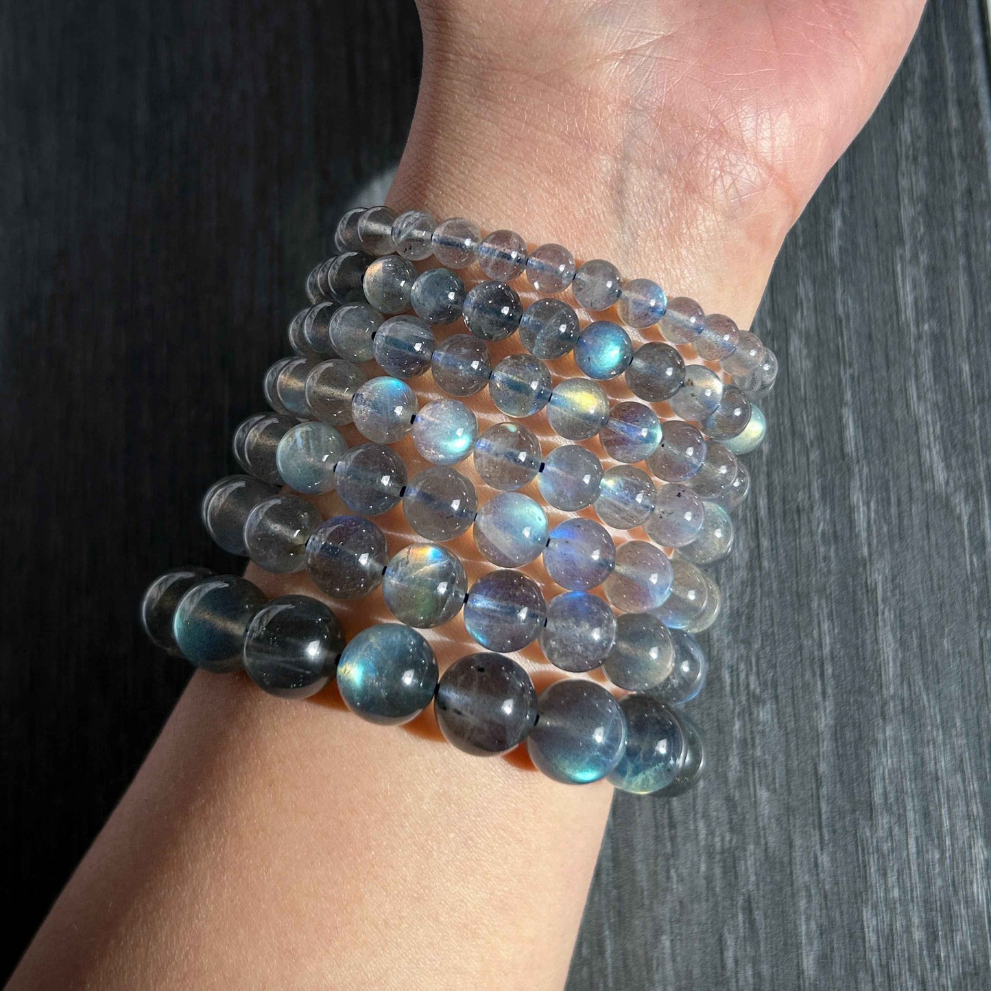 High Quality Labradorite Bracelet in 6 to 12MM