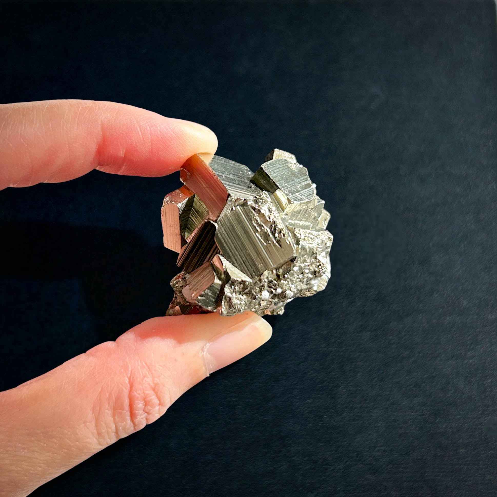 Natural Pyrite Cluster Fool's Gold Specimen