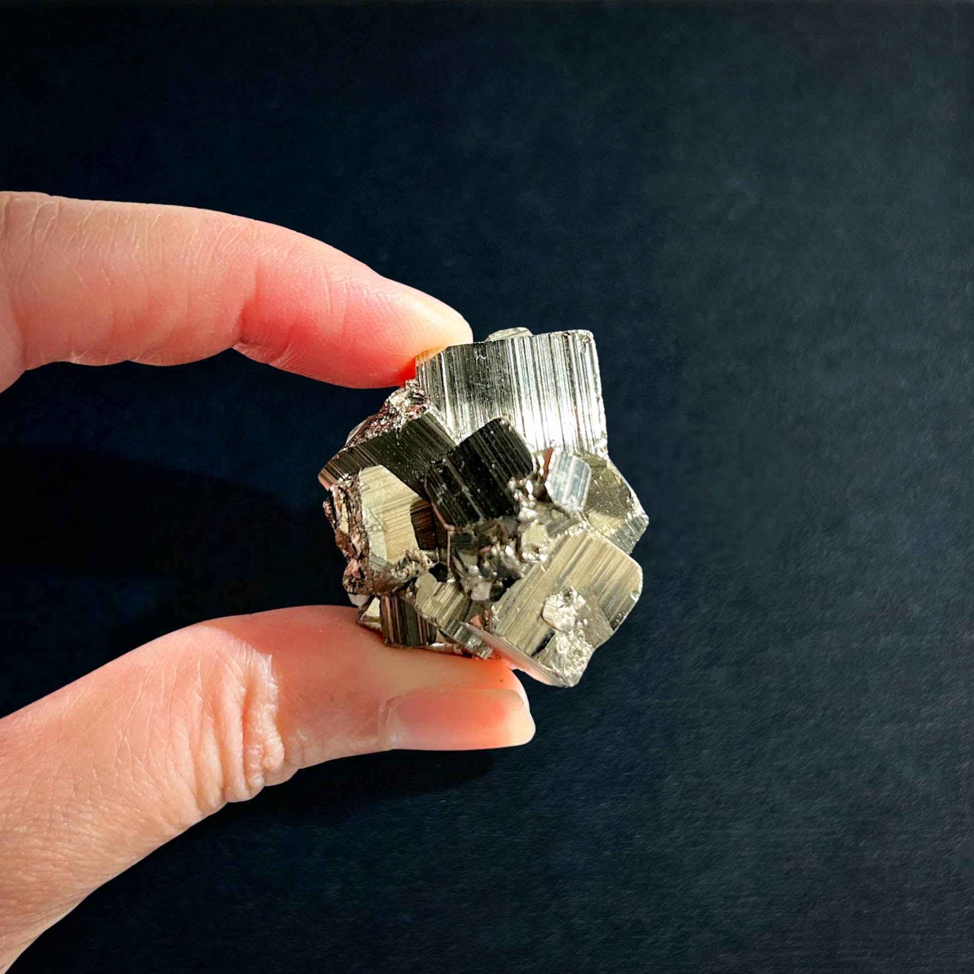 Natural Pyrite Cluster Fool's Gold Specimen