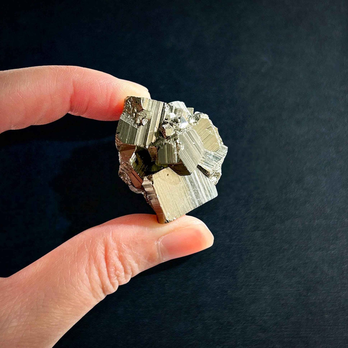 Natural Pyrite Cluster Fool's Gold Specimen