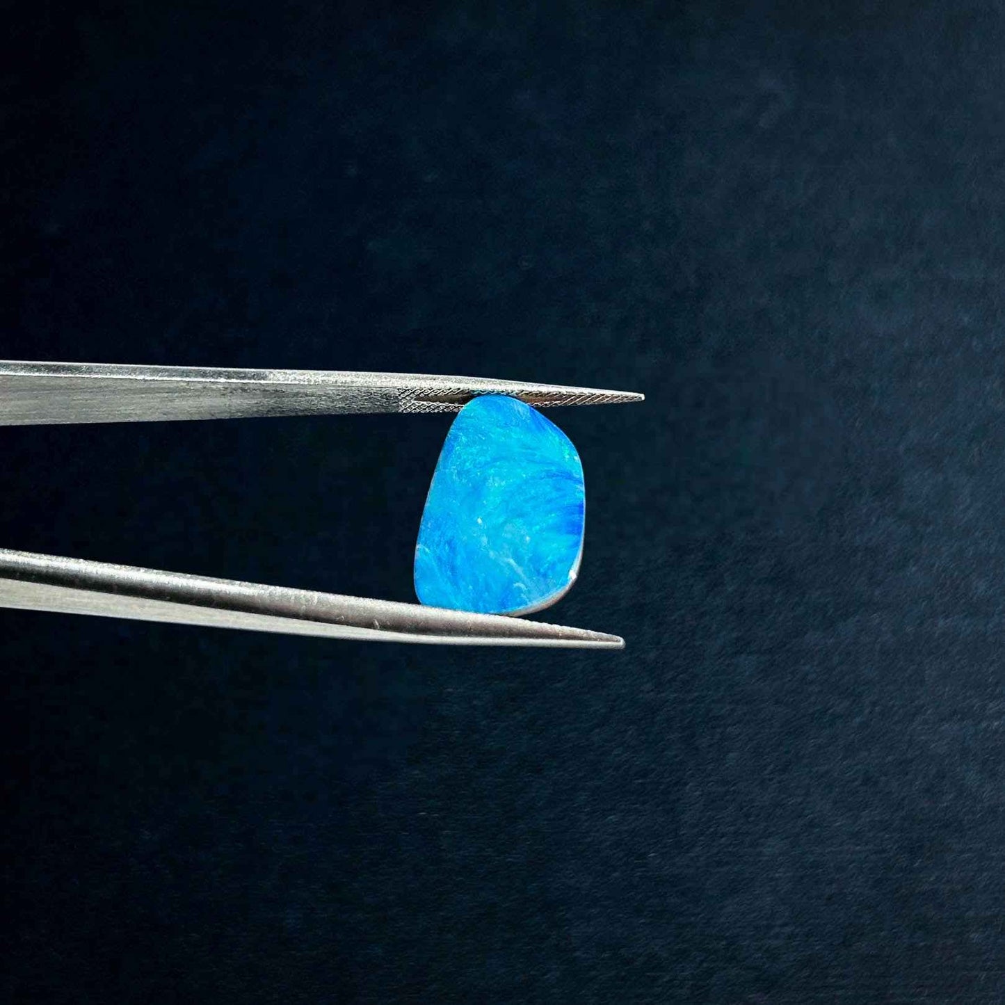 Australian Blue Opal Doublet Gemstone for DIY Craft