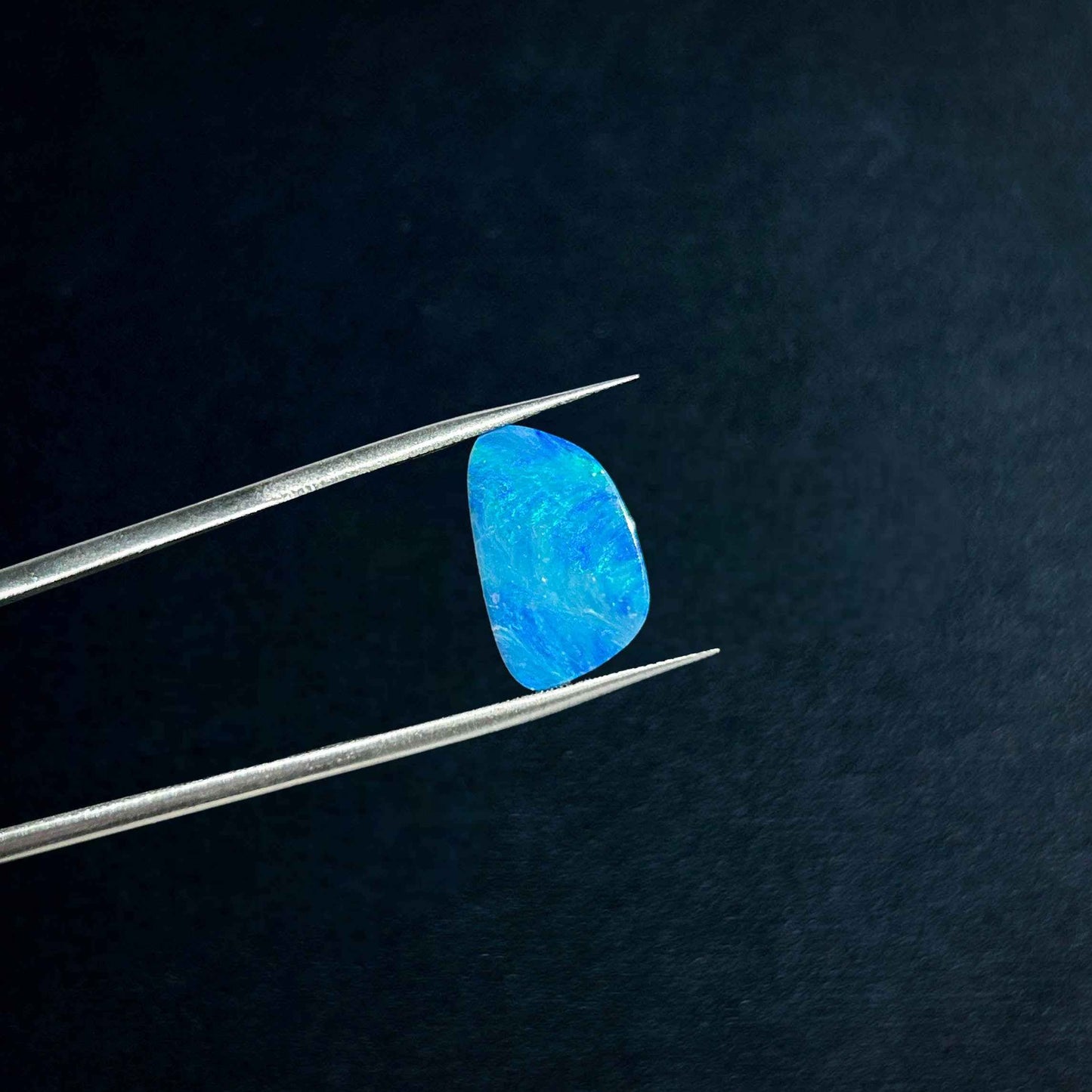 Australian Blue Opal Doublet Gemstone for DIY Craft