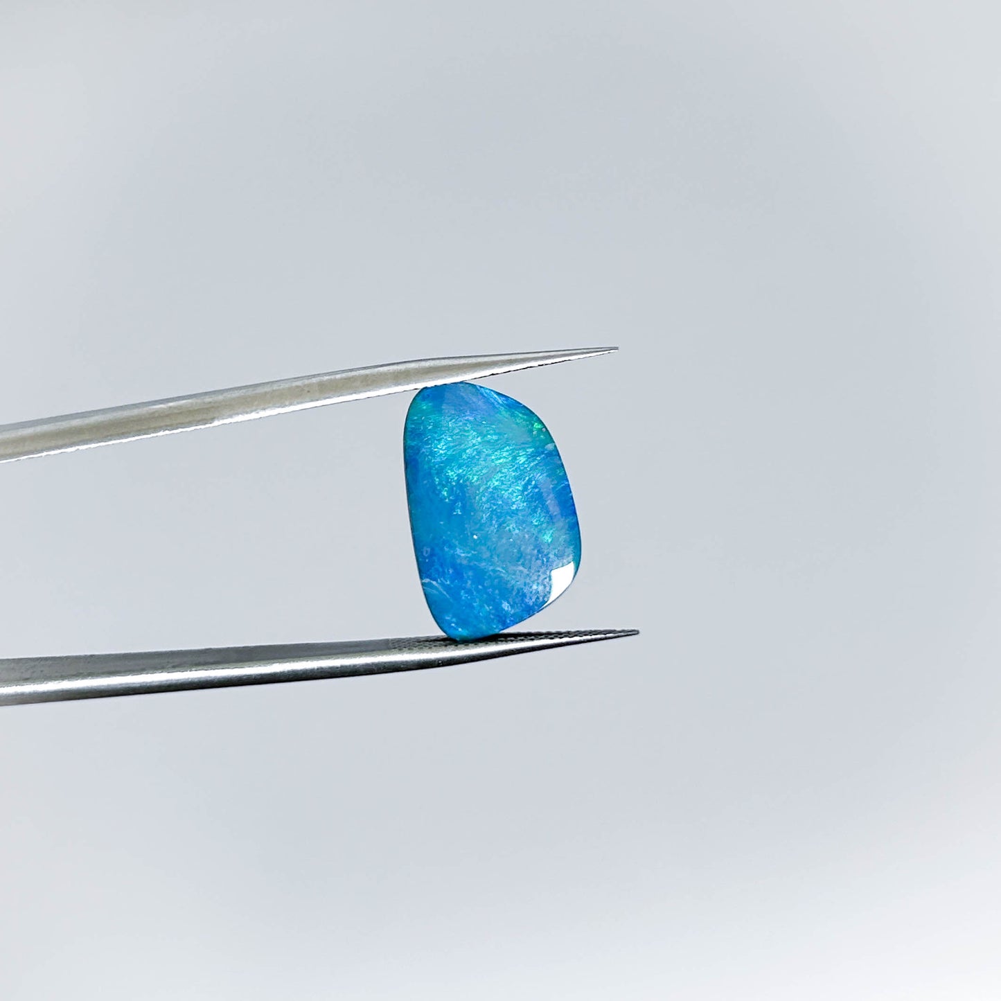 Australian Blue Opal Doublet Gemstone for DIY Craft