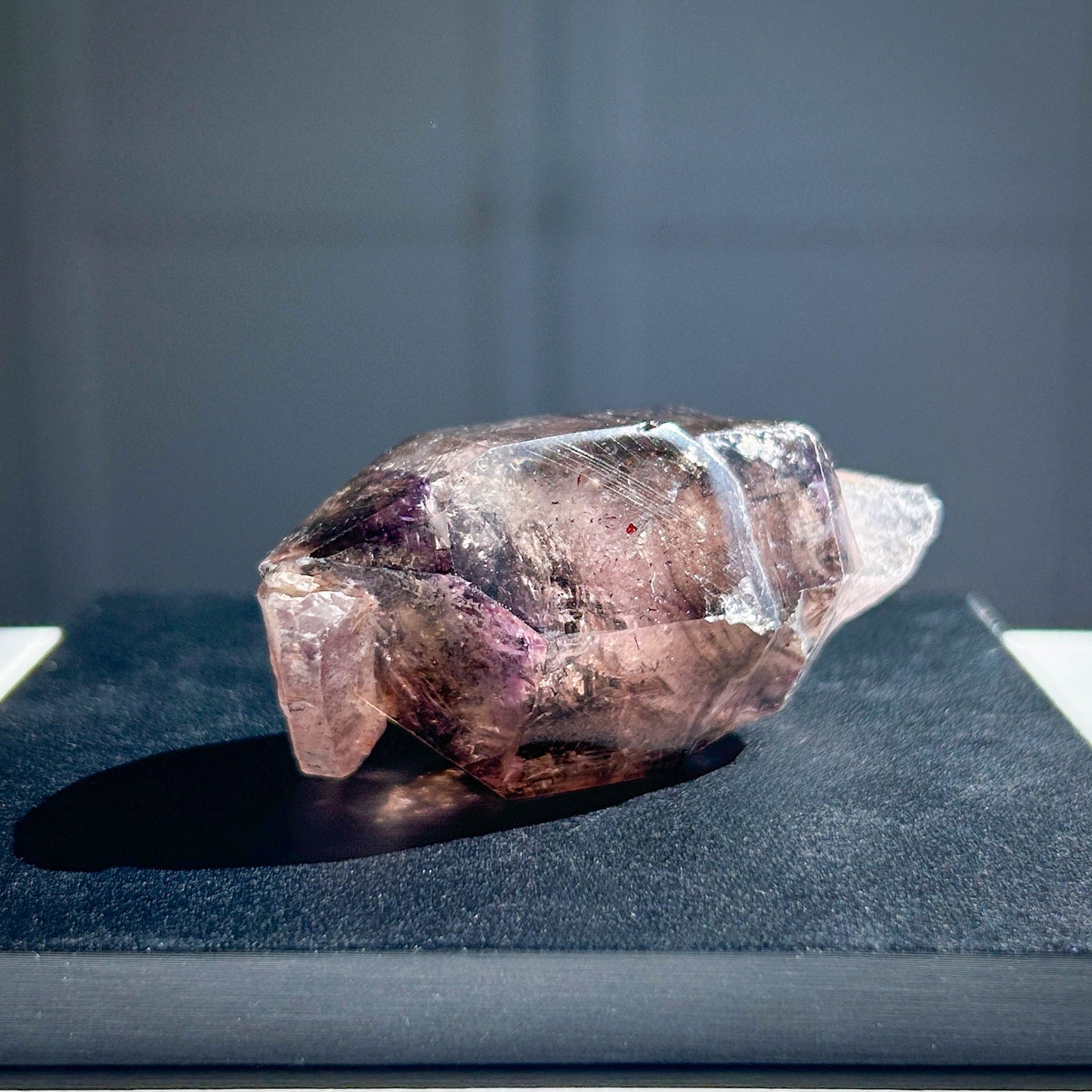Rare Super 7 Tumbled Point Mineral Specimen