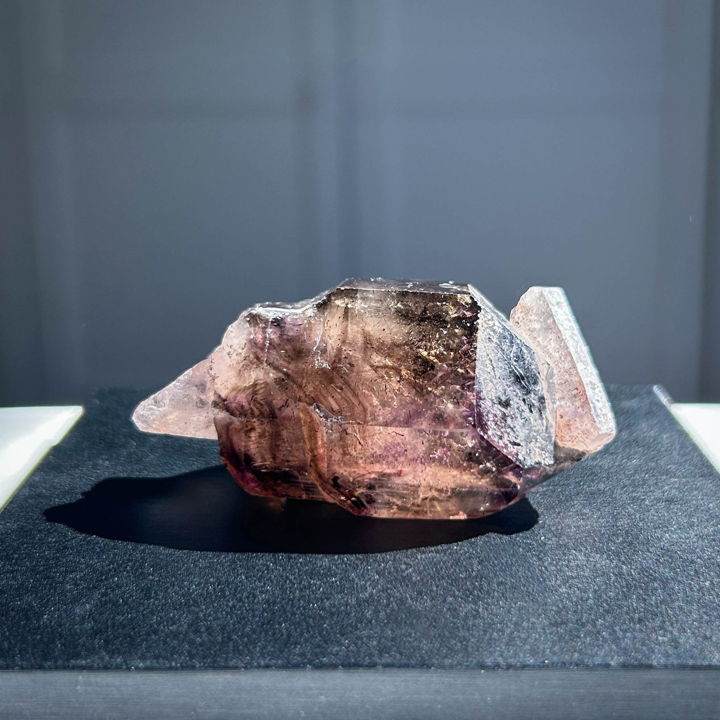 Rare Super 7 Tumbled Point Mineral Specimen
