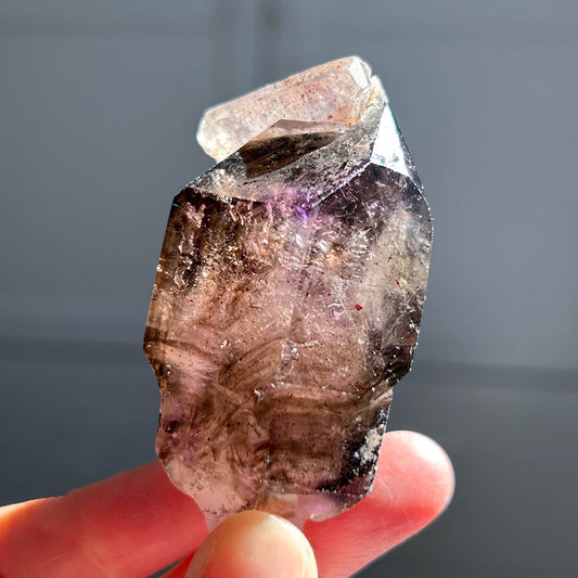 Rare Super 7 Tumbled Point Mineral Specimen
