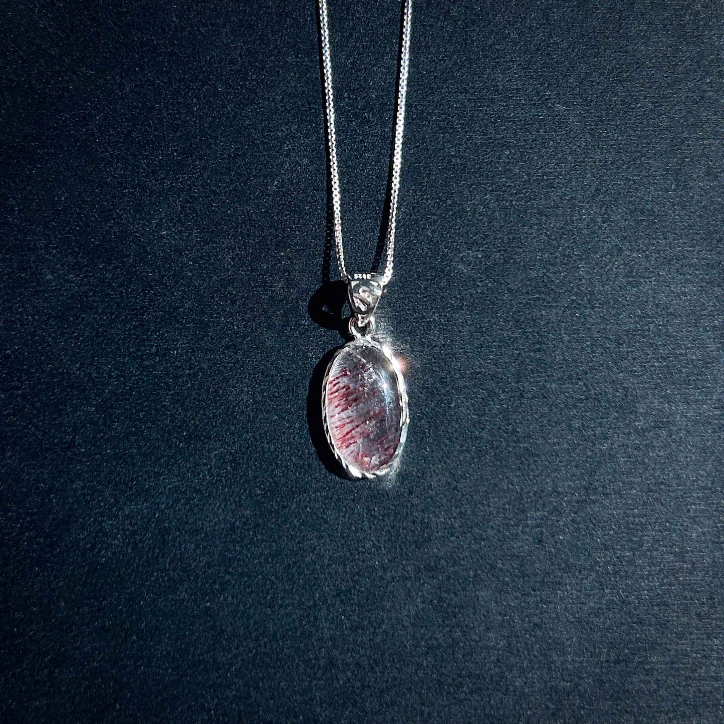 Top Quality Lepidocrocite Super7 925 Silver Small Pendant (chain excluded)
