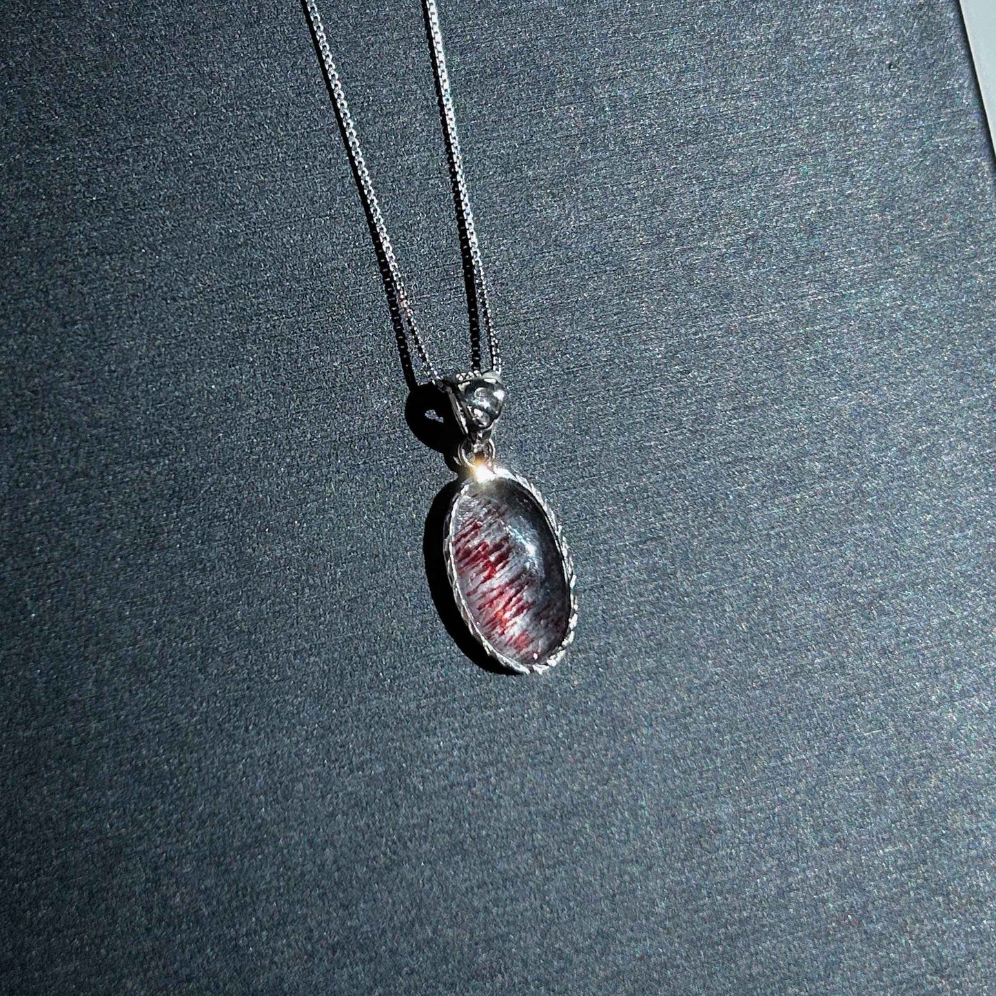 Top Quality Lepidocrocite Super7 925 Silver Small Pendant (chain excluded)
