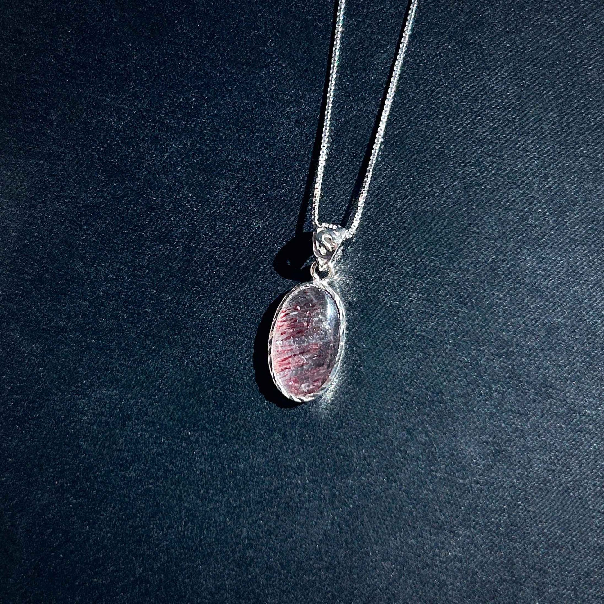 Top Quality Lepidocrocite Super7 925 Silver Small Pendant (chain excluded)