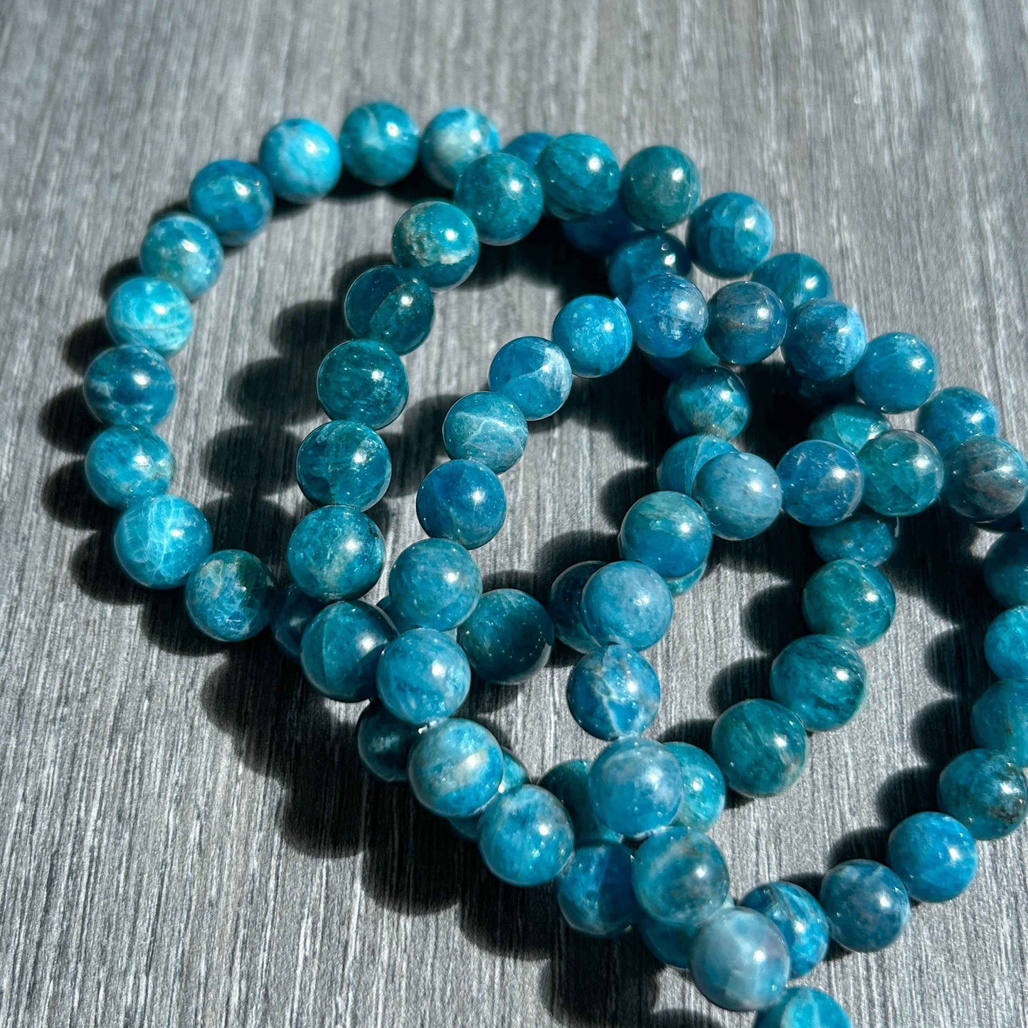 Natural Apatite Bracelet in 8-9MM