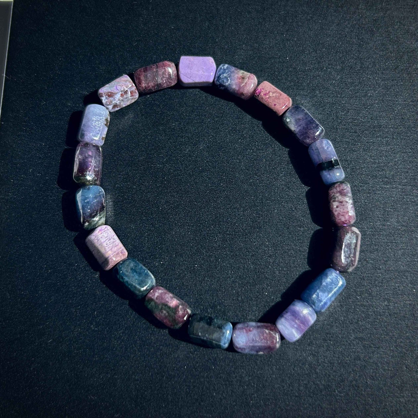 Rare High Quality Faceted Sugilite Beaded Bracelet