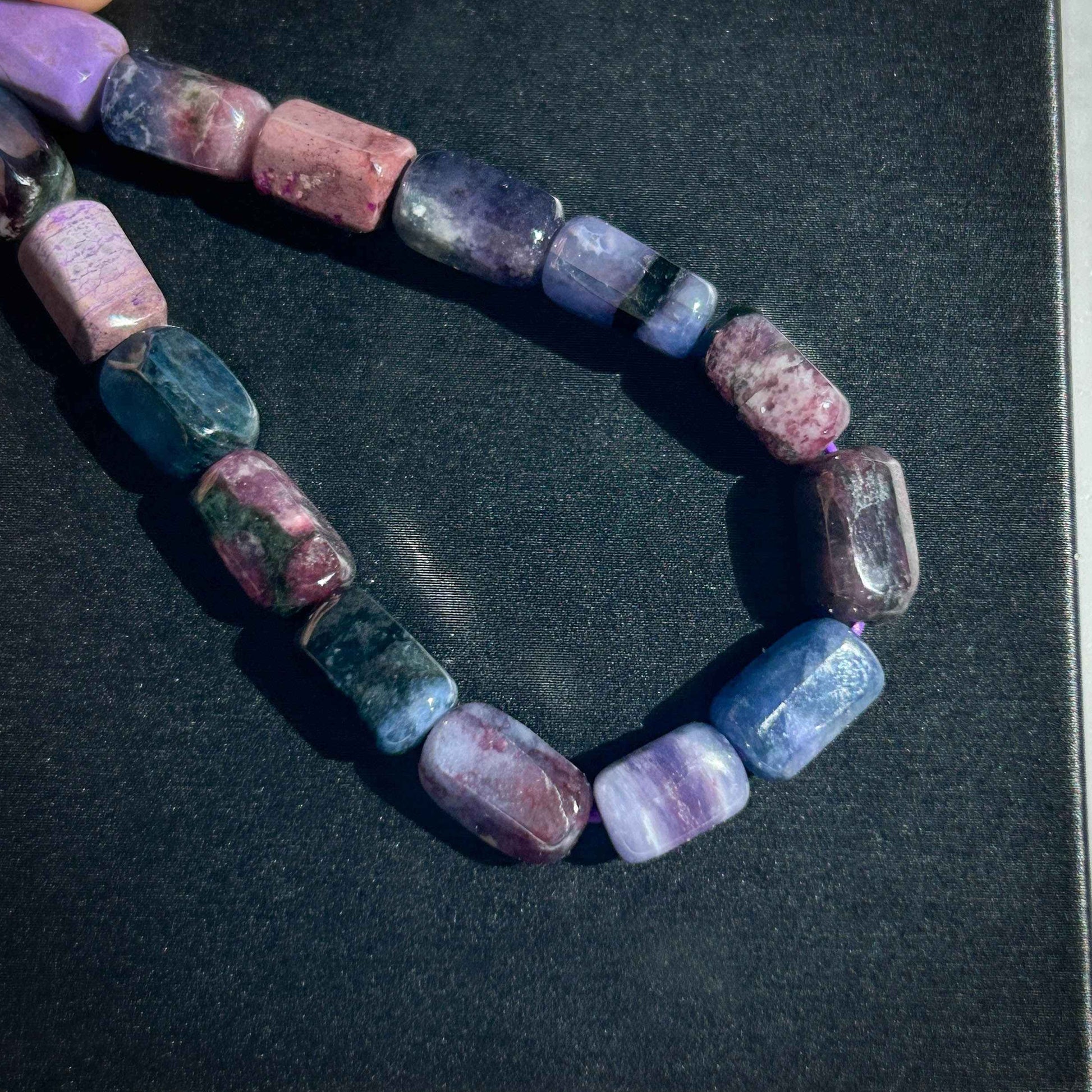 Rare High Quality Faceted Sugilite Beaded Bracelet
