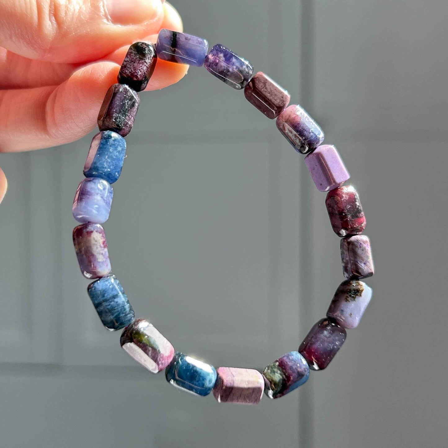 Rare High Quality Faceted Sugilite Beaded Bracelet