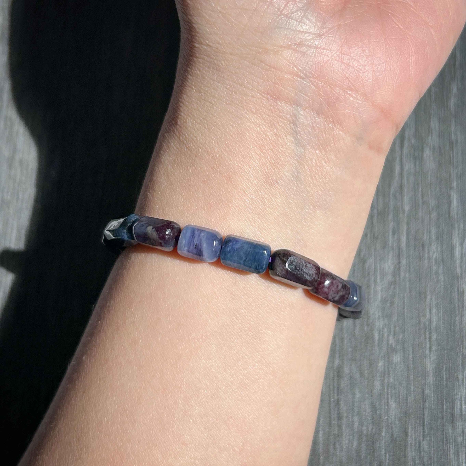 Rare High Quality Faceted Sugilite Beaded Bracelet