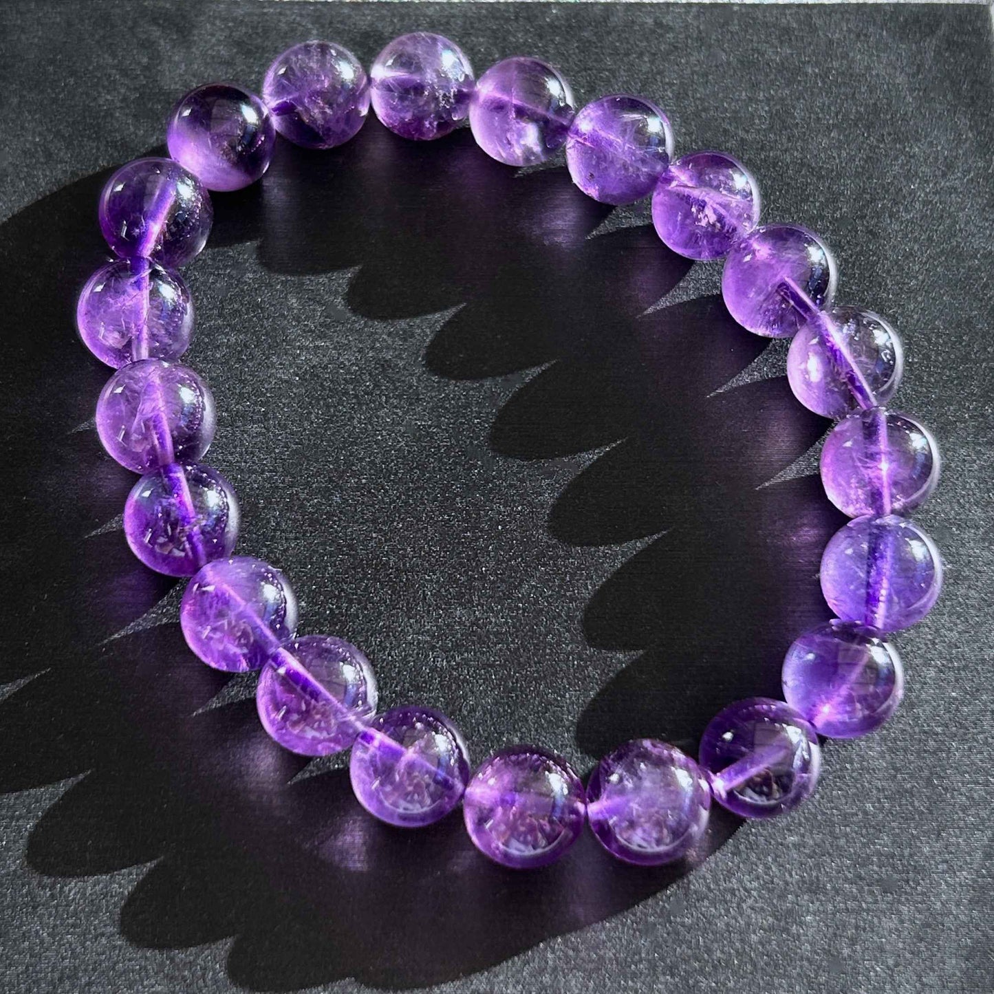 High Quality Amethyst Bracelet in 8 to 10MM | Birthstone of Feb
