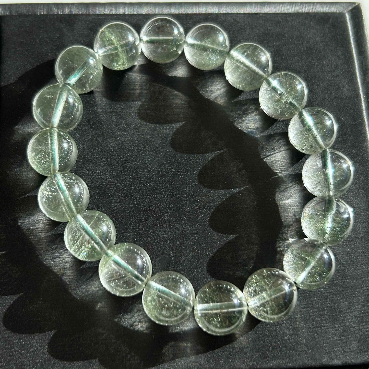 High Quality Green Garden Quartz Bracelet in 10 to 11MM