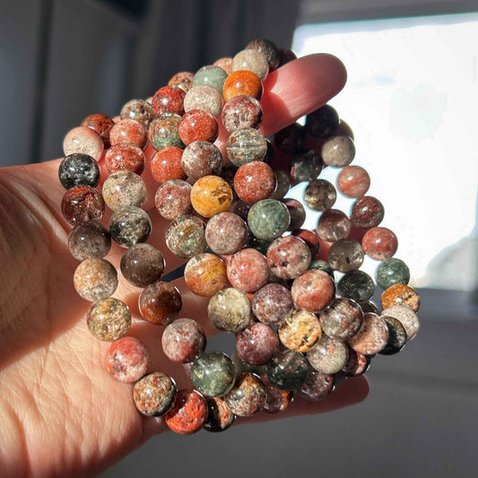 Garden Quartz Phantom Quartz Bracelet in 8 to 9MM