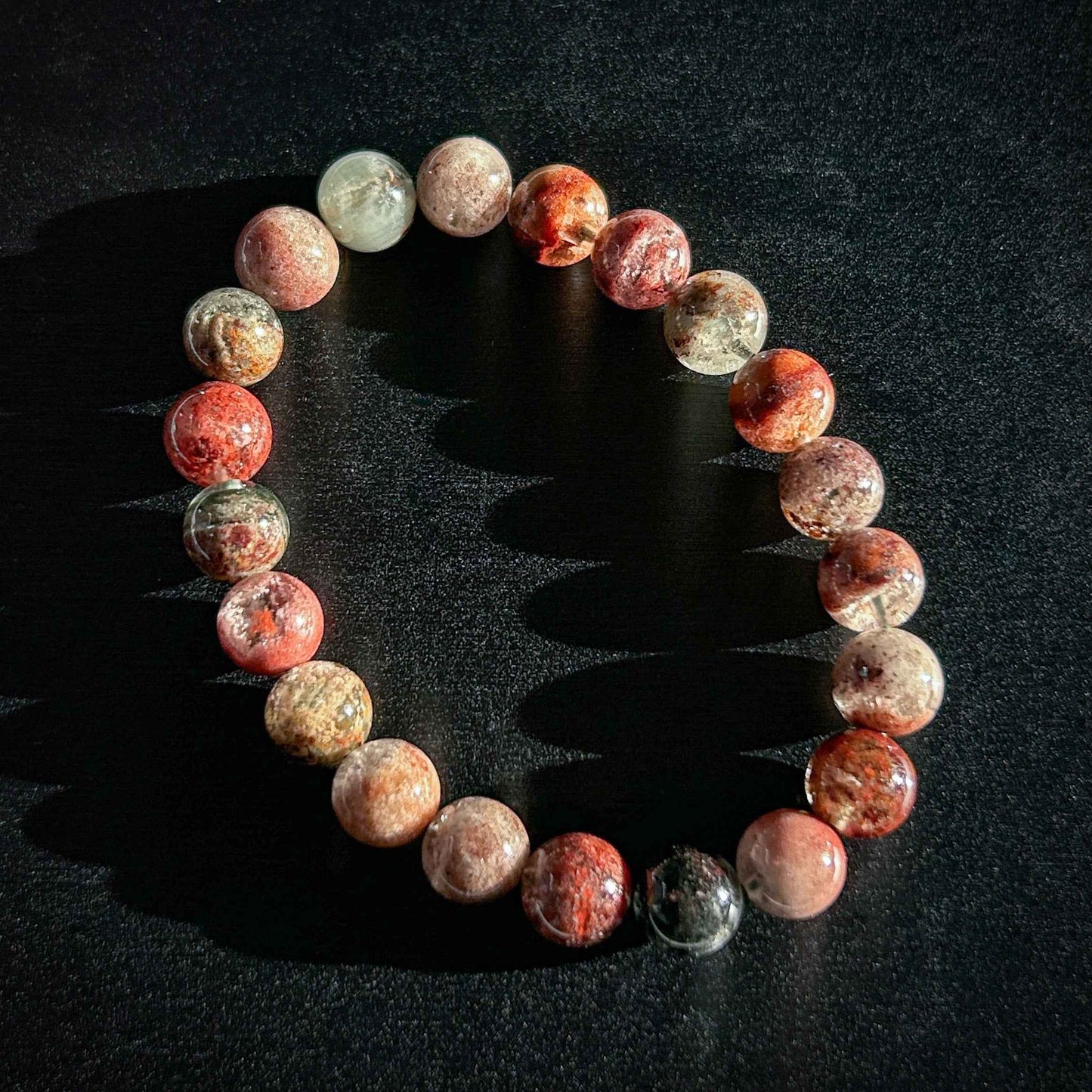 Garden Quartz Phantom Quartz Bracelet in 8 to 9MM