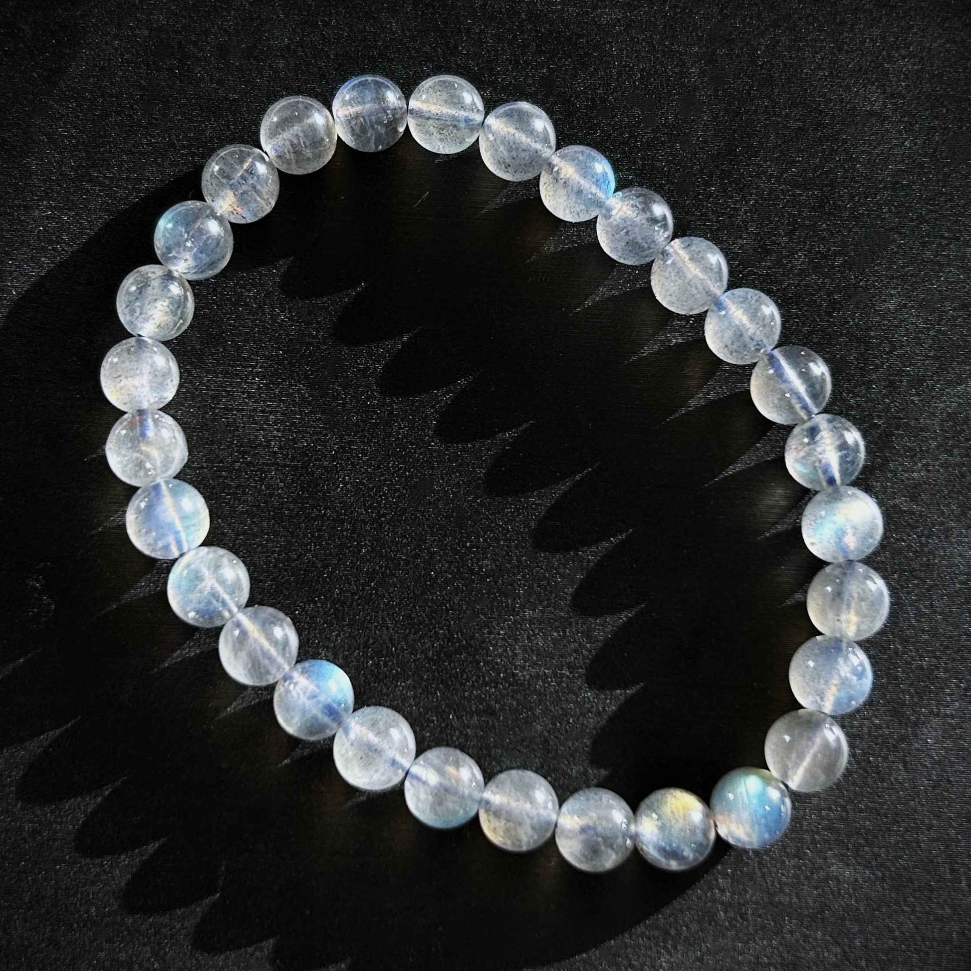 Natural Labradorite Bracelet in 6 to 11MM