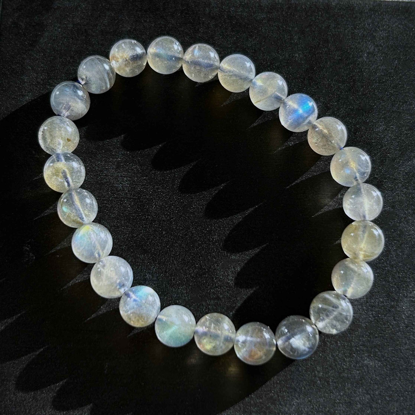 Natural Labradorite Bracelet in 6 to 11MM