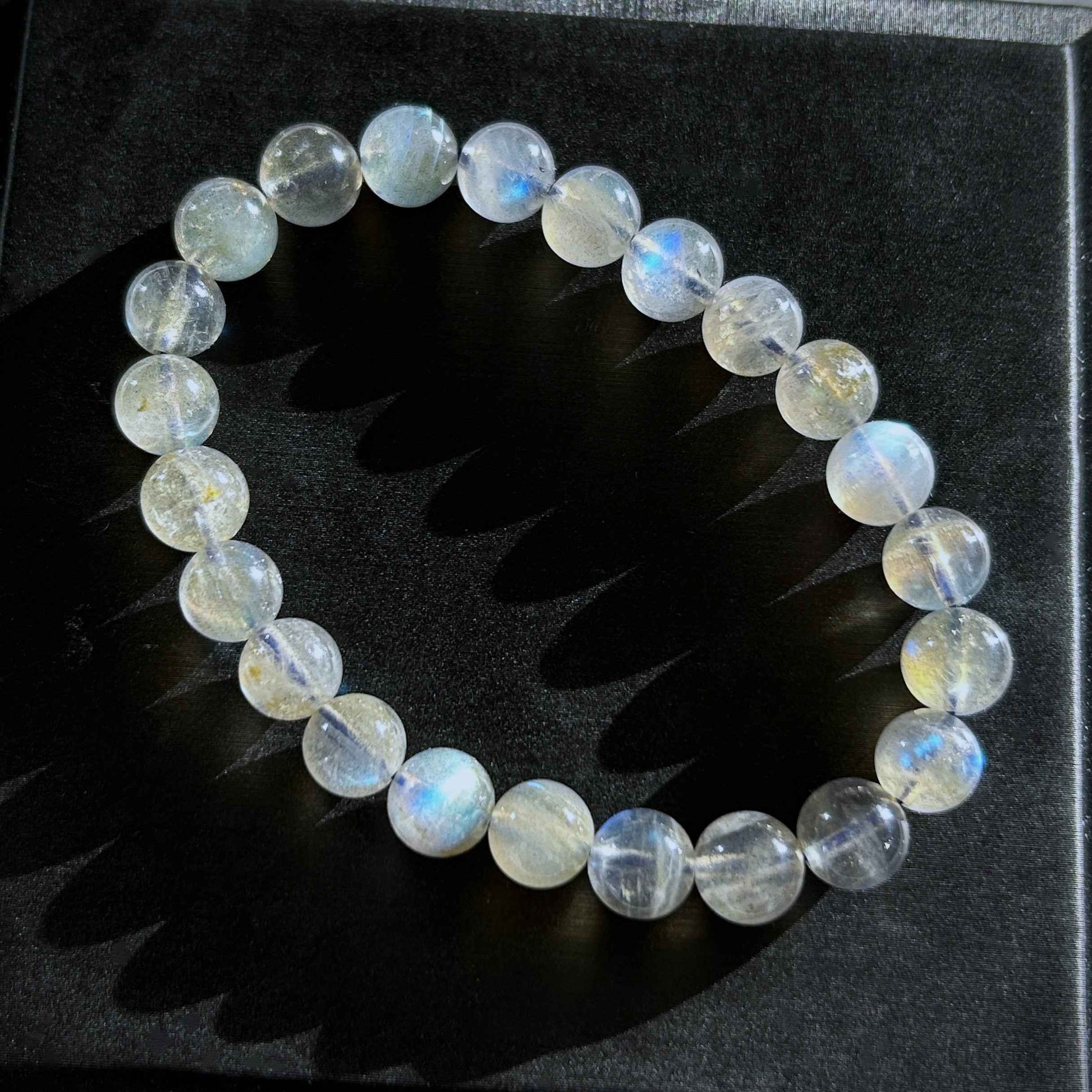 Natural Labradorite Bracelet in 6 to 11MM