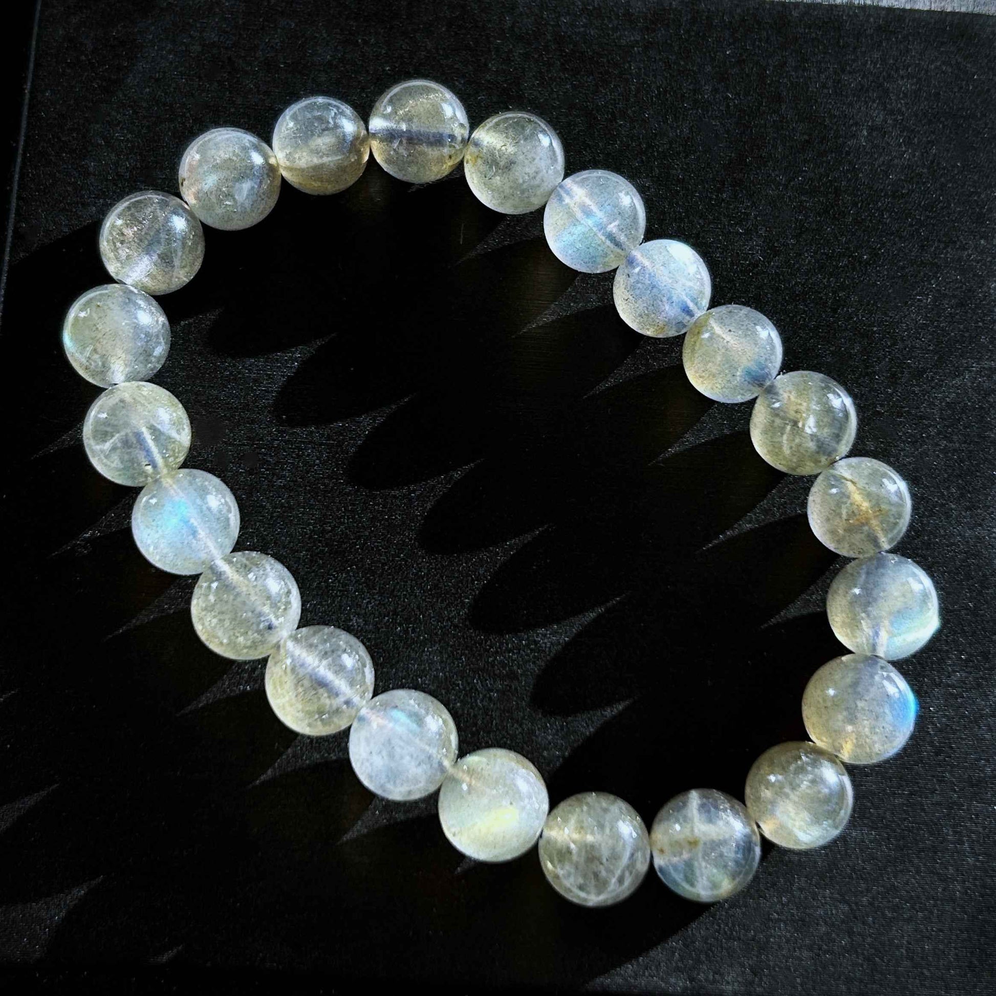 Natural Labradorite Bracelet in 6 to 11MM