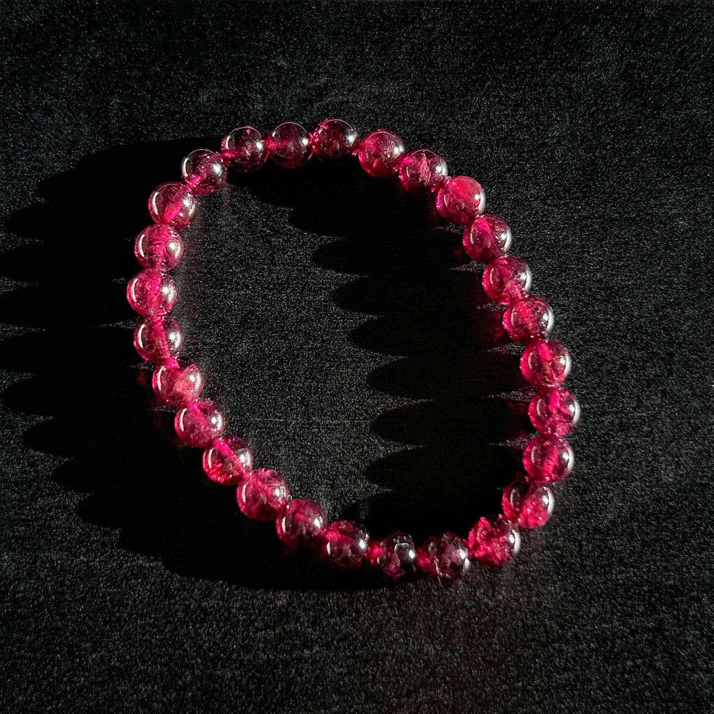 Rare Rhodolite Purple Garnet Bracelet in 7 to 10MM