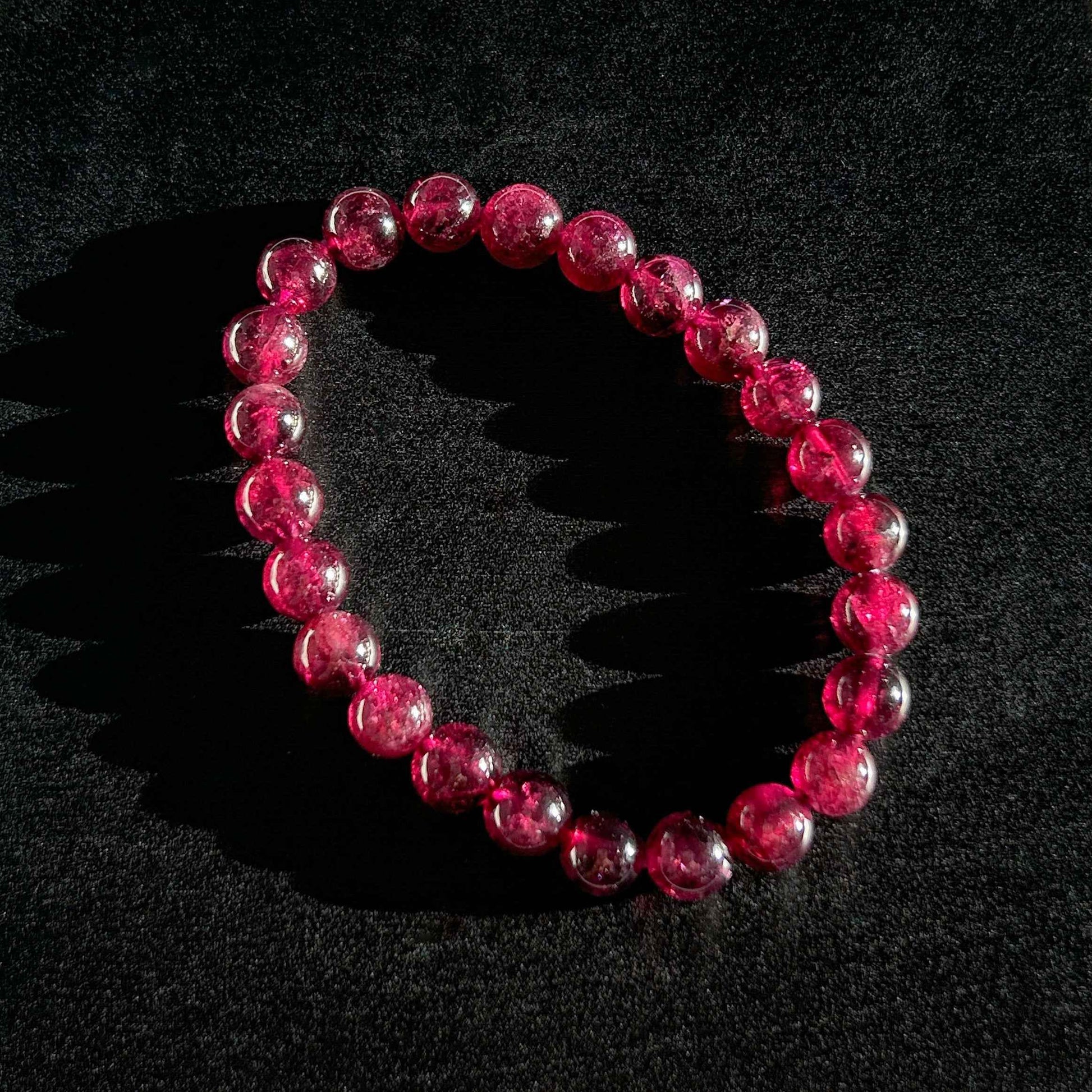 Rare Rhodolite Purple Garnet Bracelet in 7 to 10MM