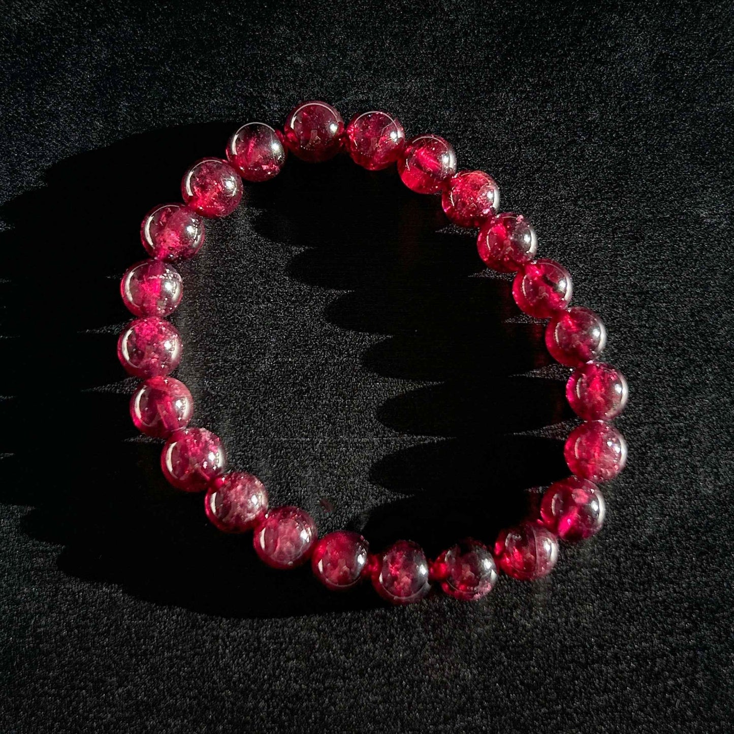 Rare Rhodolite Purple Garnet Bracelet in 7 to 10MM