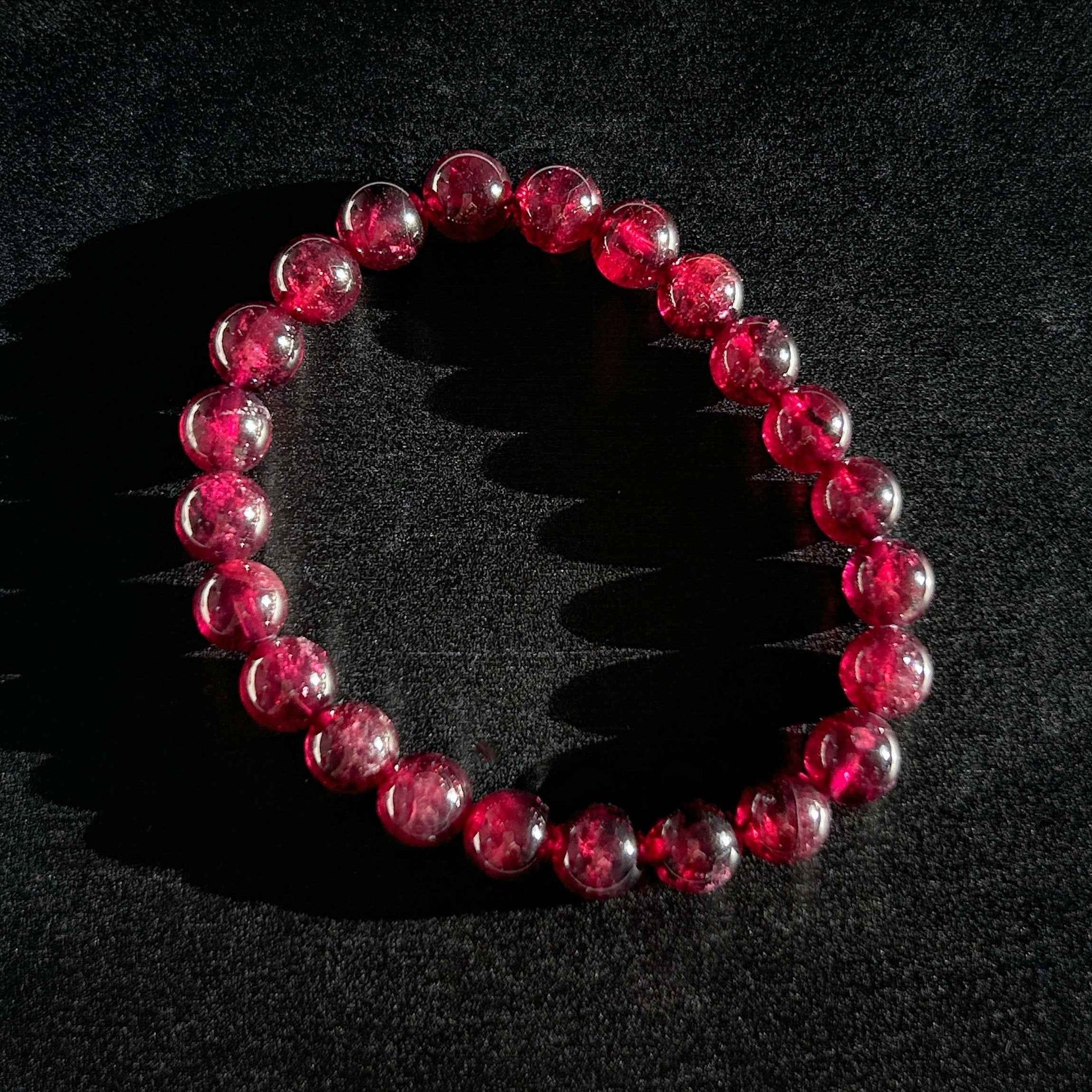 Rare Rhodolite Purple Garnet Bracelet in 7 to 10MM