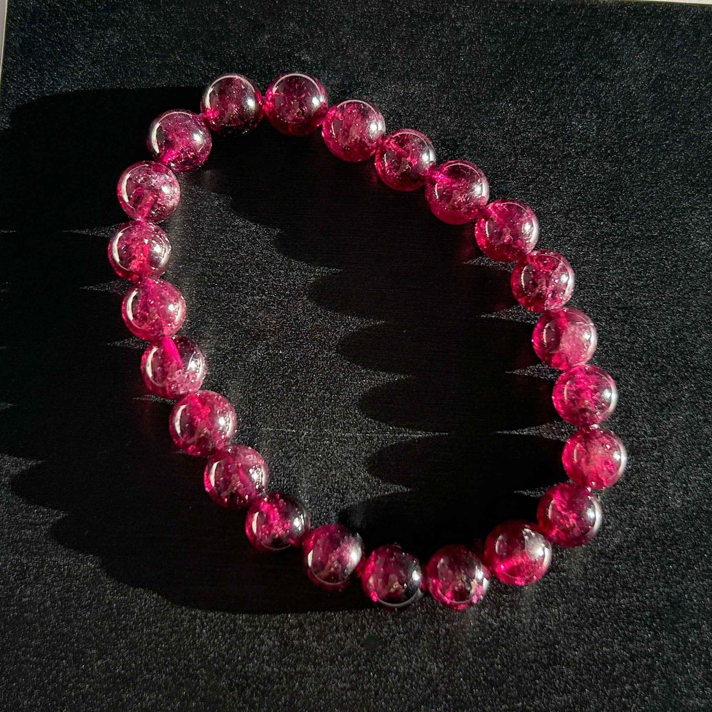 Rare Rhodolite Purple Garnet Bracelet in 7 to 10MM