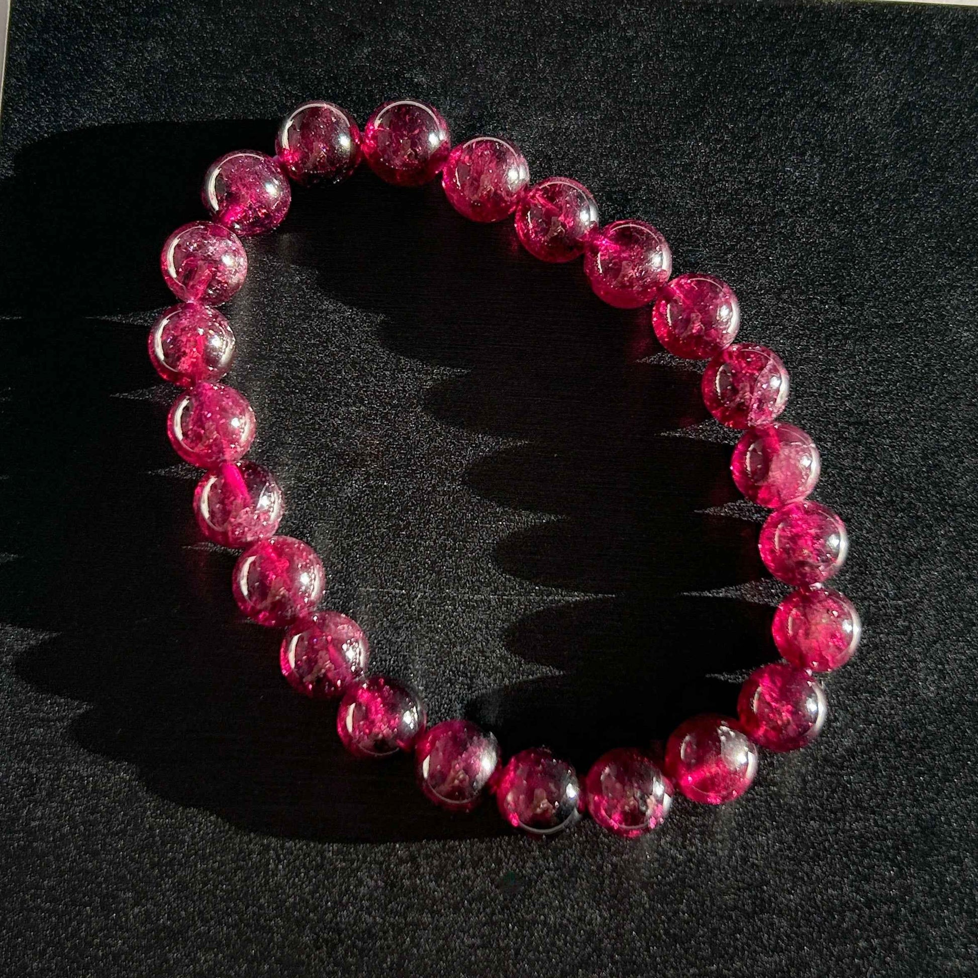 Rare Rhodolite Purple Garnet Bracelet in 7 to 10MM