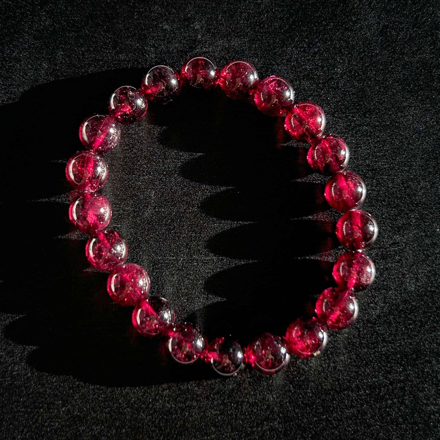 Rare Rhodolite Purple Garnet Bracelet in 7 to 10MM