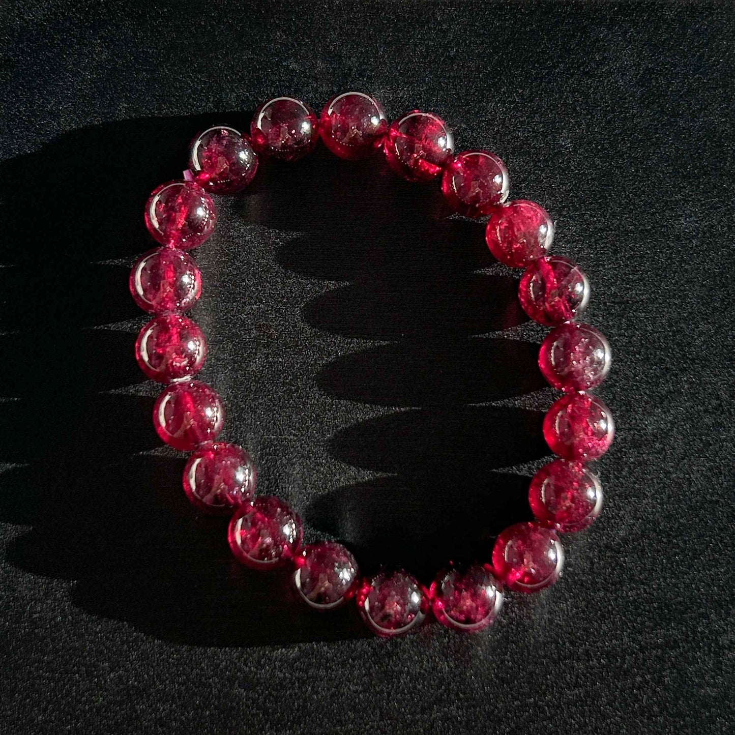Rare Rhodolite Purple Garnet Bracelet in 7 to 10MM