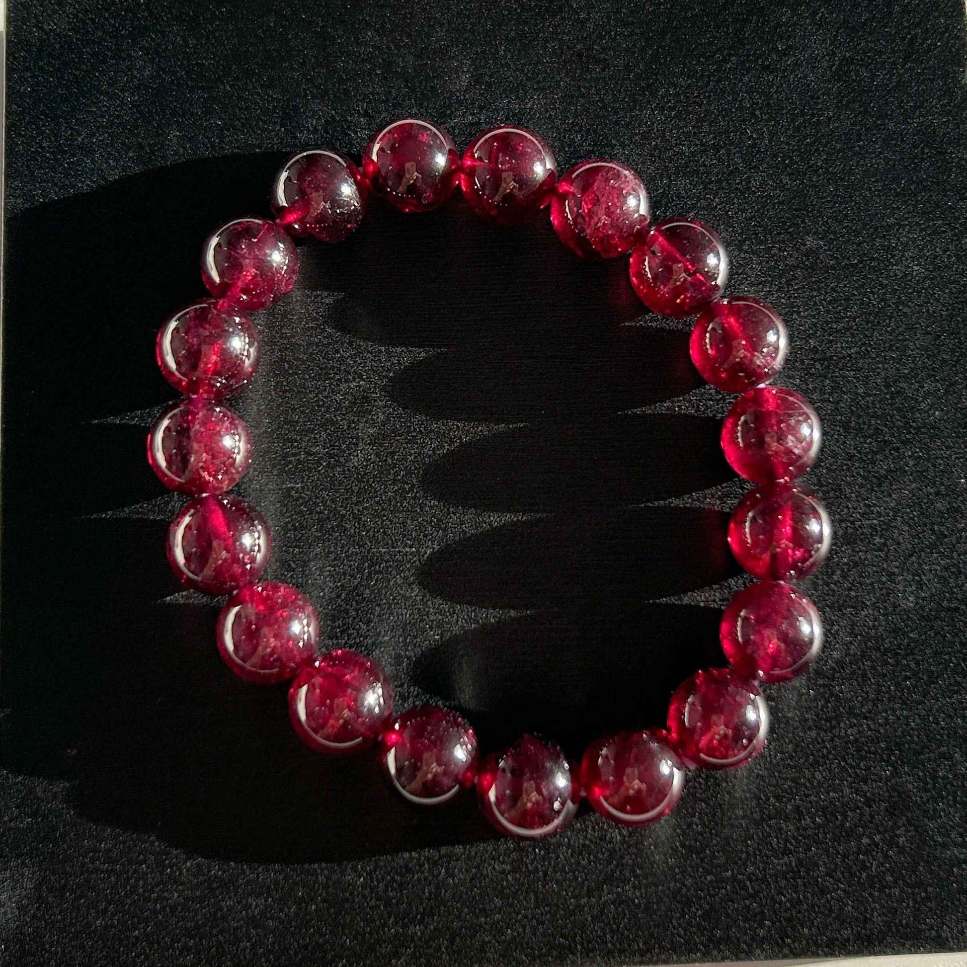 Rare Rhodolite Purple Garnet Bracelet in 7 to 10MM