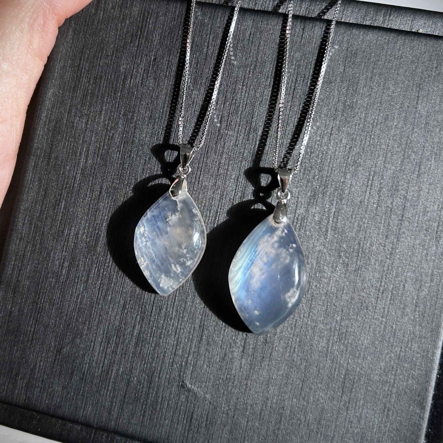 High Quality Moonstone 925 Sterling Silver Pendant (chain excluded)