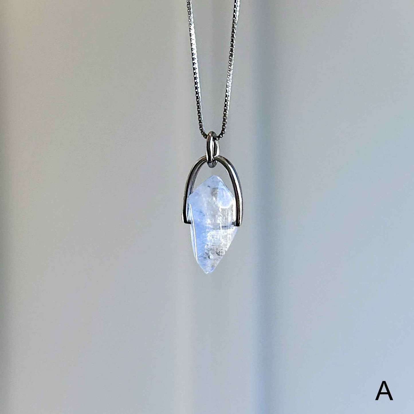 Rare Natural Faceted Dumortierite 925 Sterling Silver Pendant (chain excluded)