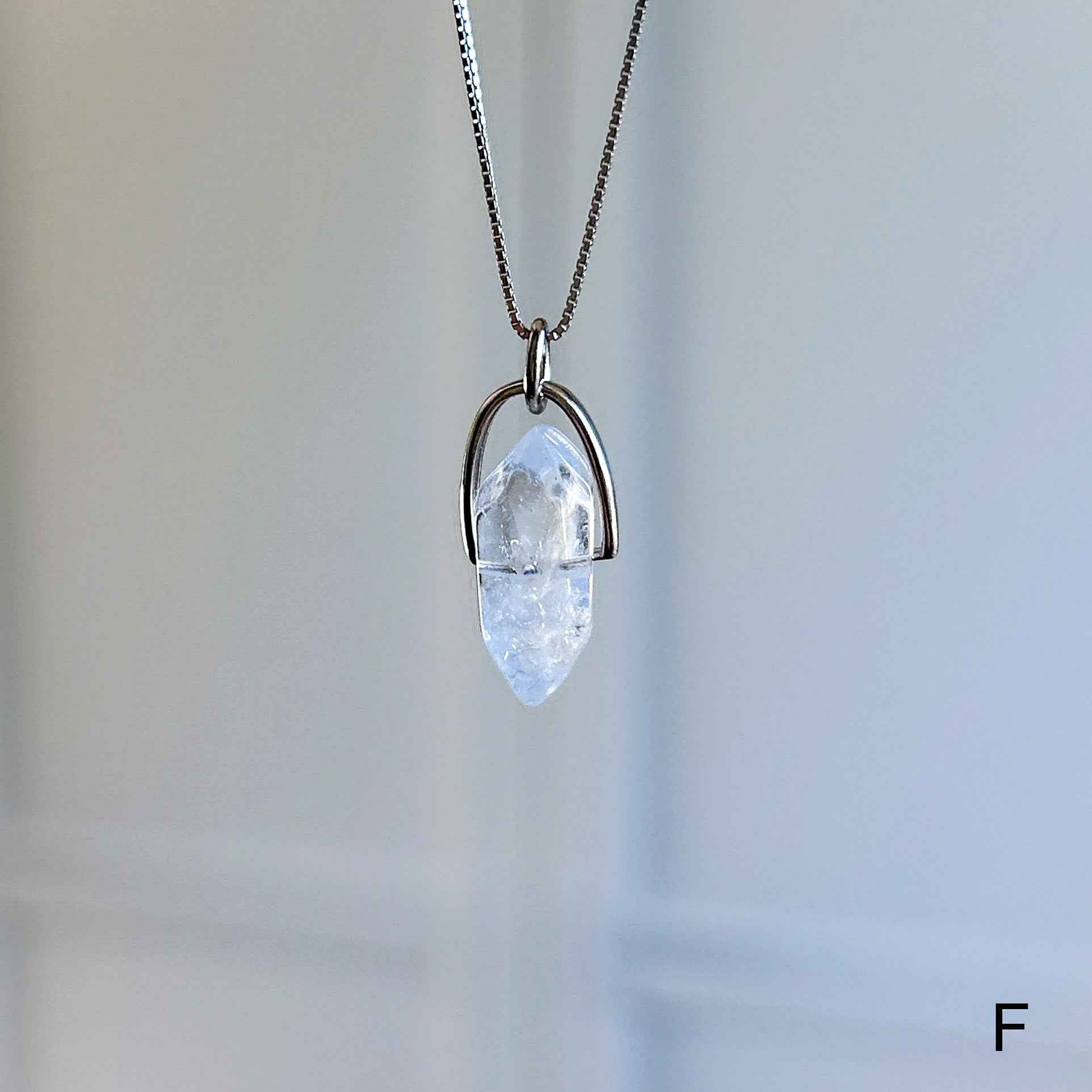 Rare Natural Faceted Dumortierite 925 Sterling Silver Pendant (chain excluded)
