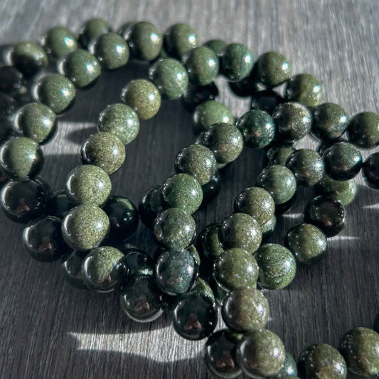 Green Garden Quartz Bracelet in 9 to 11MM
