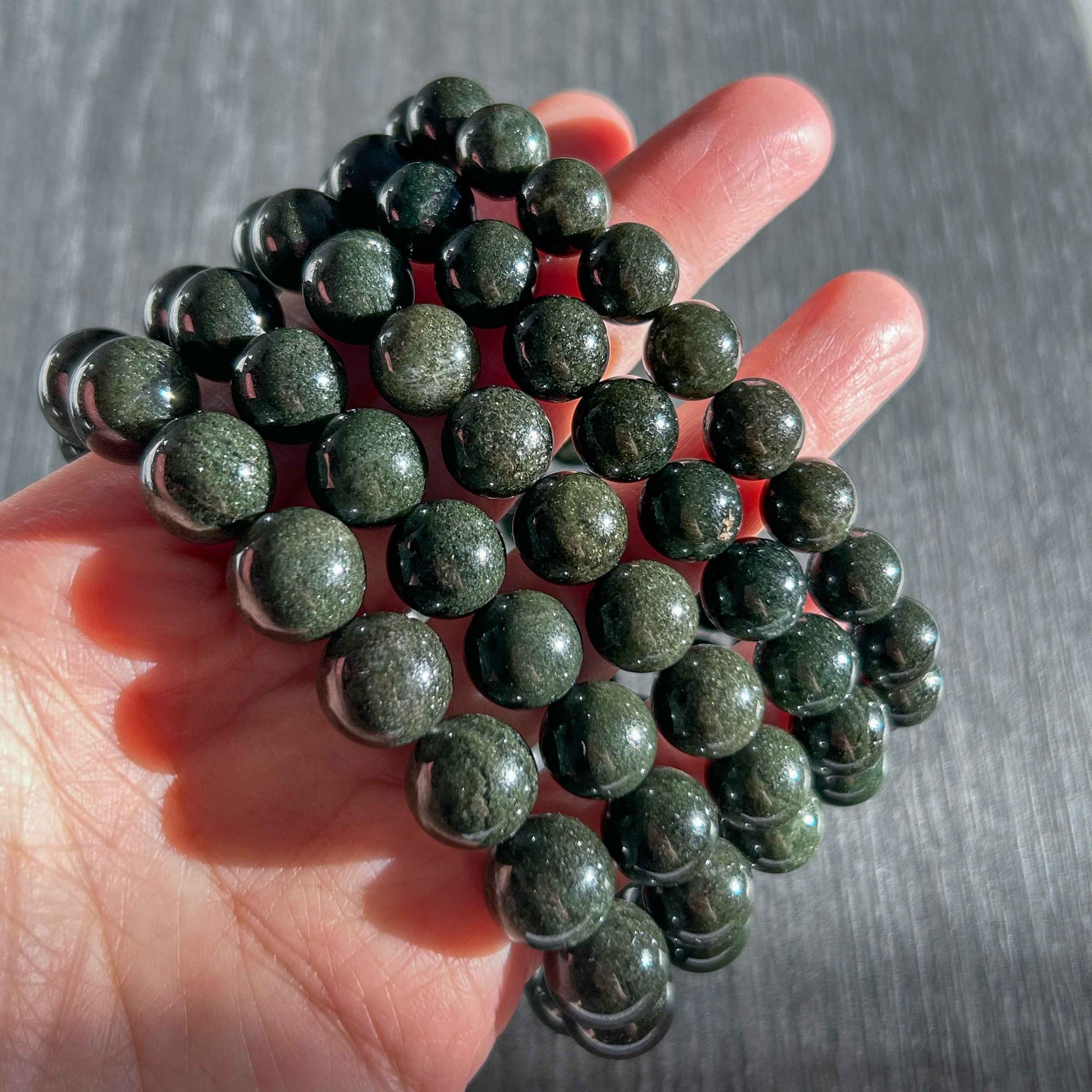 Green Garden Quartz Bracelet in 9 to 11MM