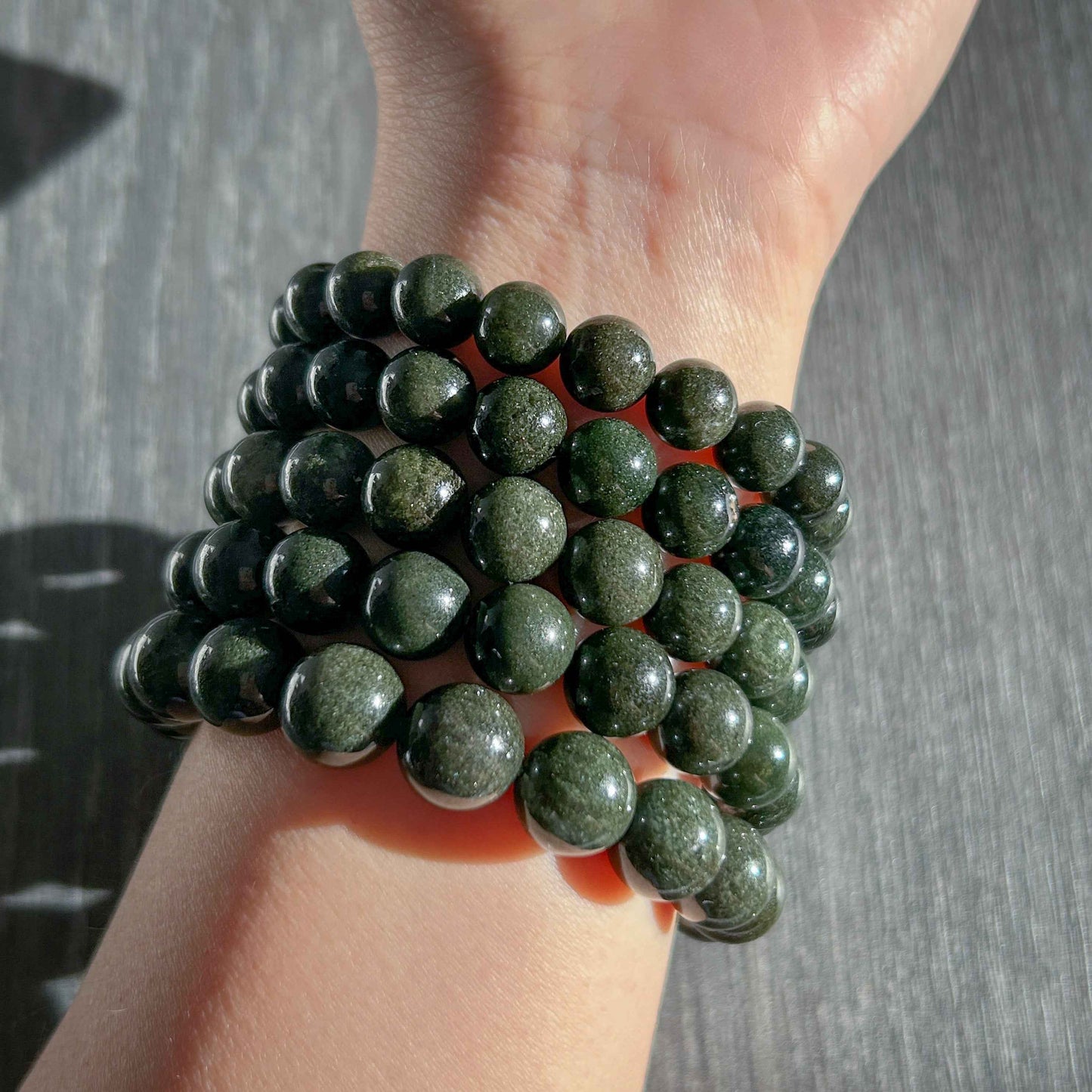 Green Garden Quartz Bracelet in 9 to 11MM