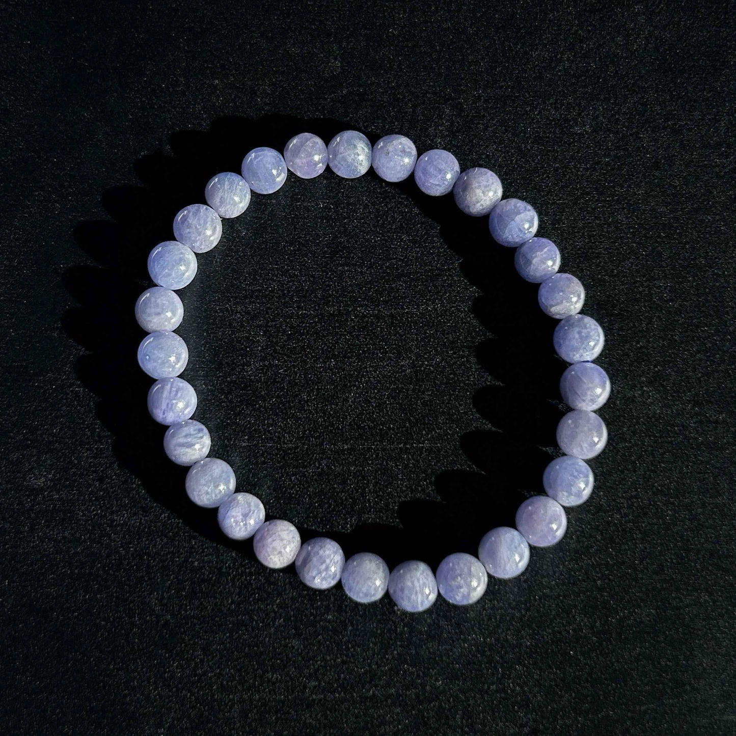 Rare High Quality Natural Tanzanite Large Bracelet in 6 to 10.5MM
