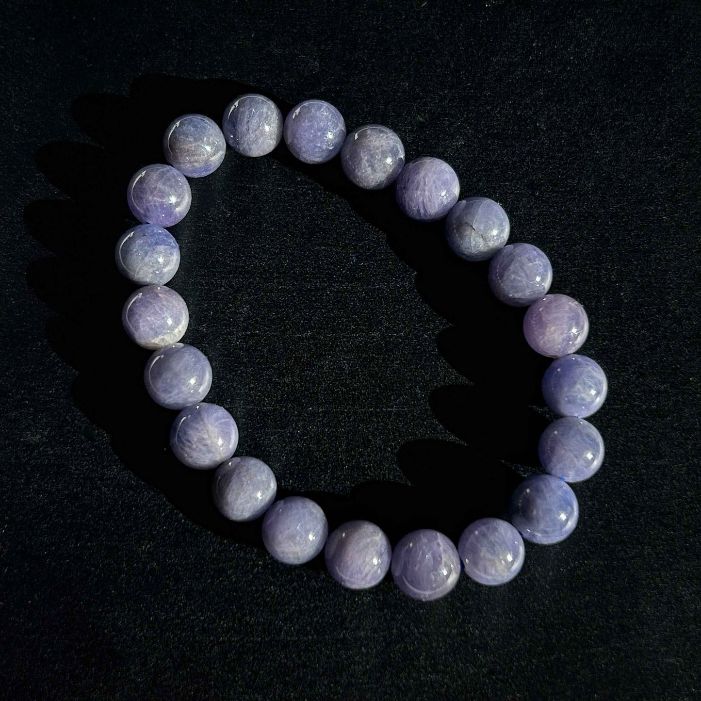 Rare High Quality Natural Tanzanite Large Bracelet in 6 to 10.5MM