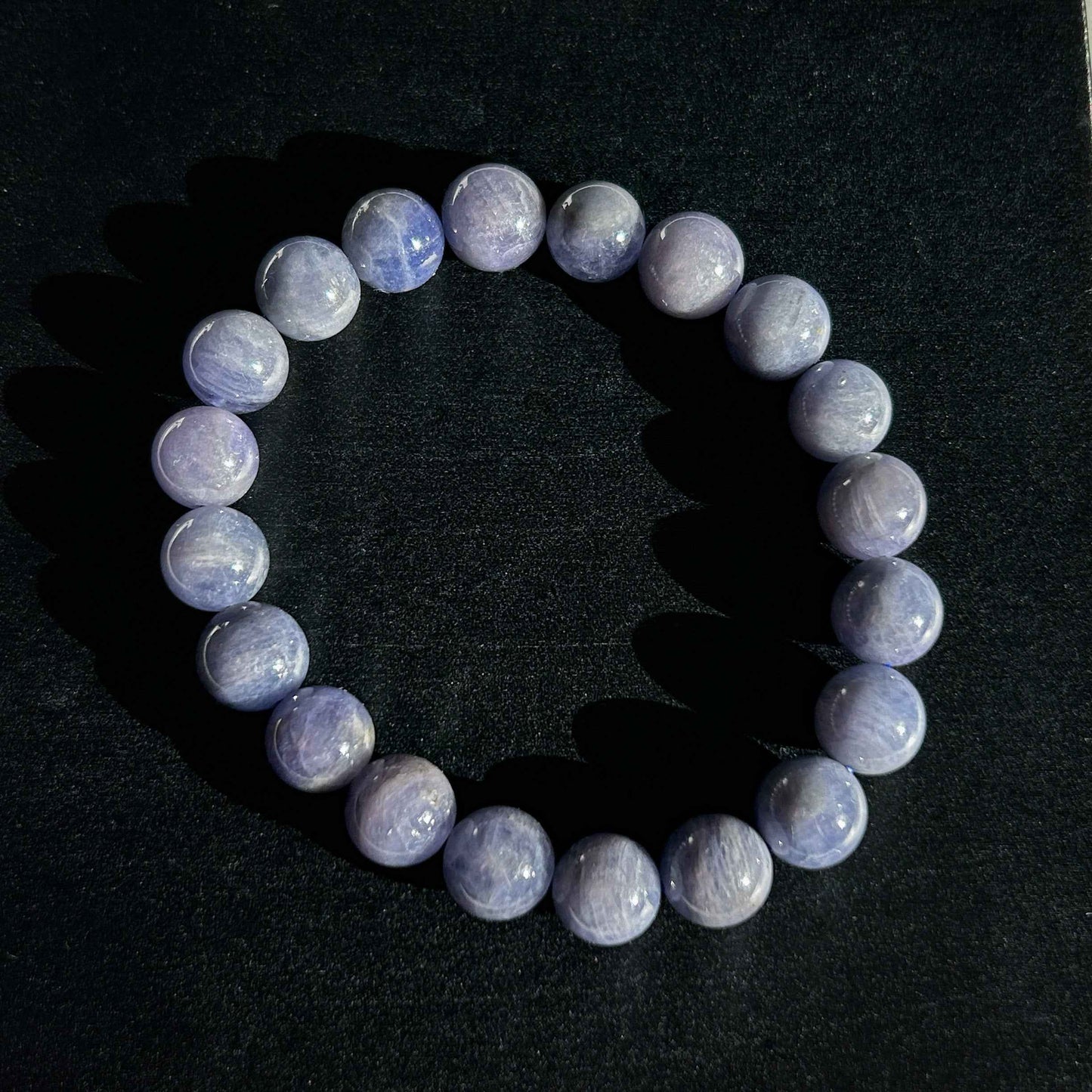 Rare High Quality Natural Tanzanite Large Bracelet in 6 to 10.5MM
