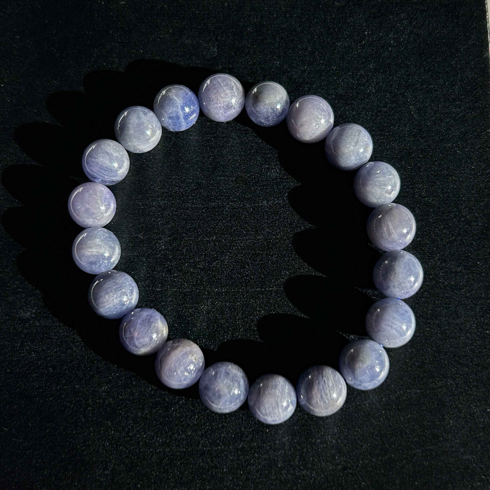 Rare High Quality Natural Tanzanite Large Bracelet in 6 to 10.5MM