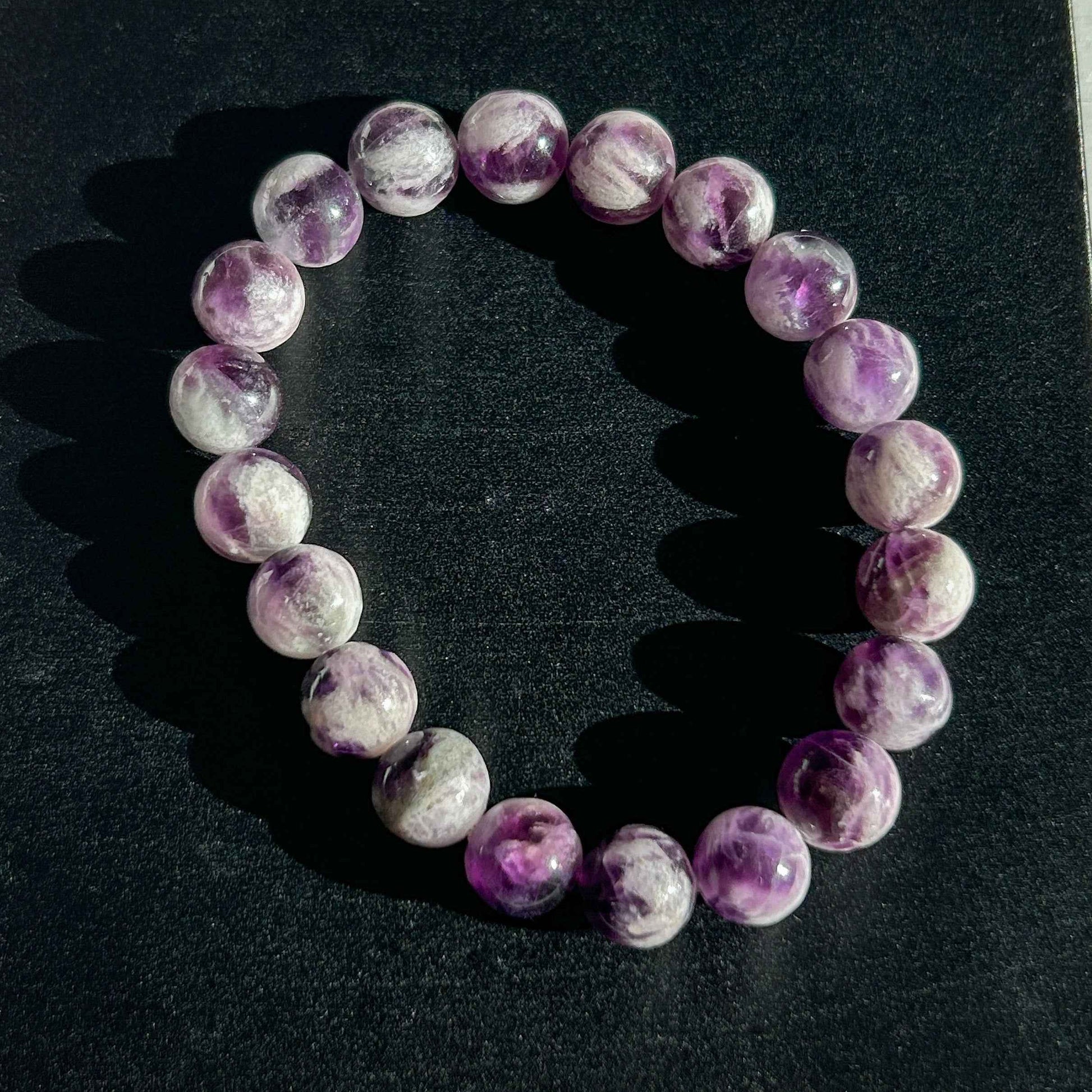 Rare Feather Fluorite Bracelet in 9 to 11MM
